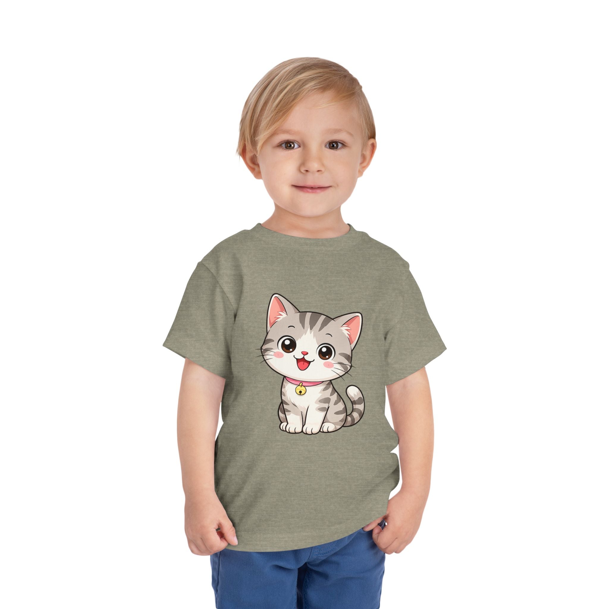 Kitten Toddler Tee — Adorable Cat Graphic Shirt for Kids