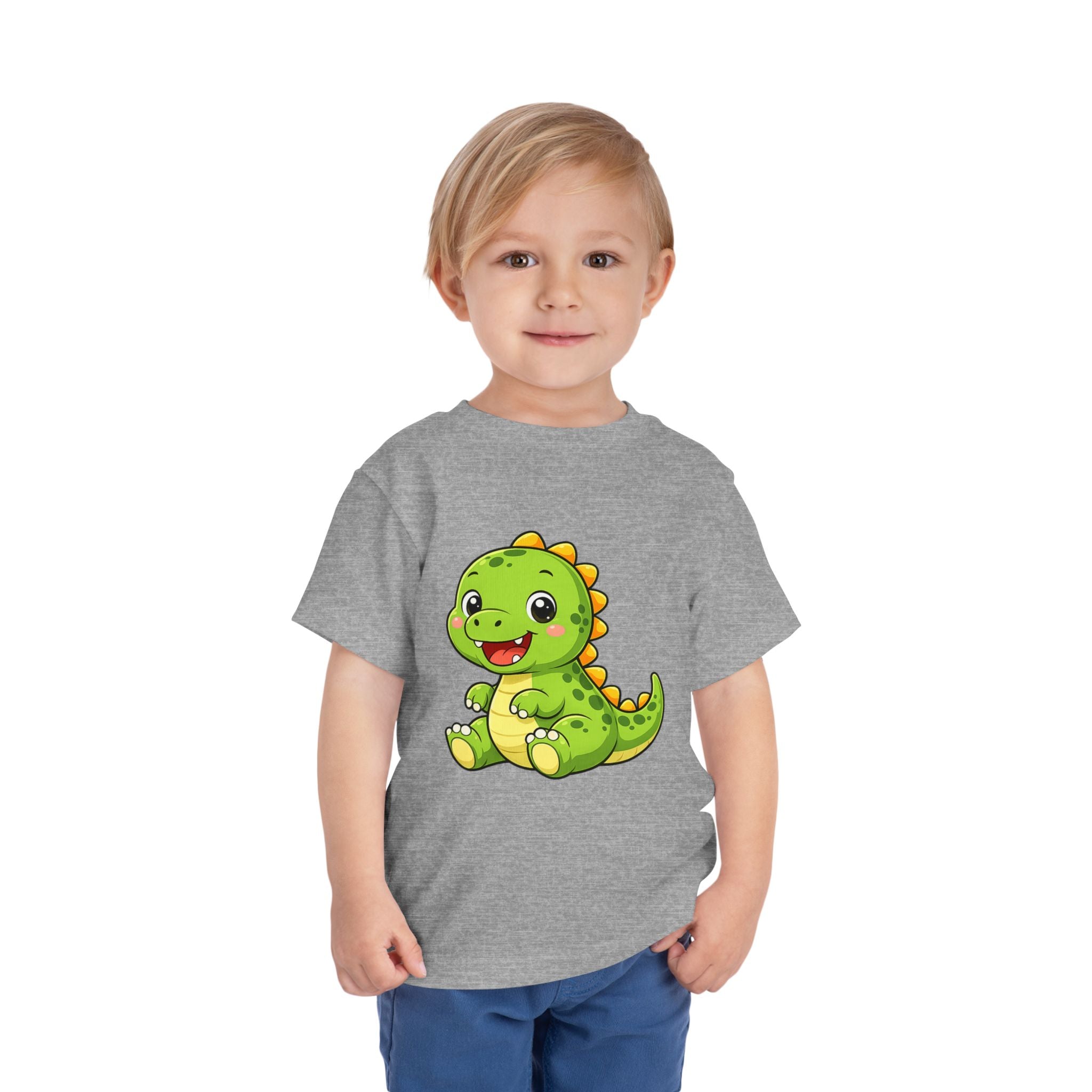 Baby Dinosaur Toddler Tee — Adorable Green Dino Graphic Shirt for Kids