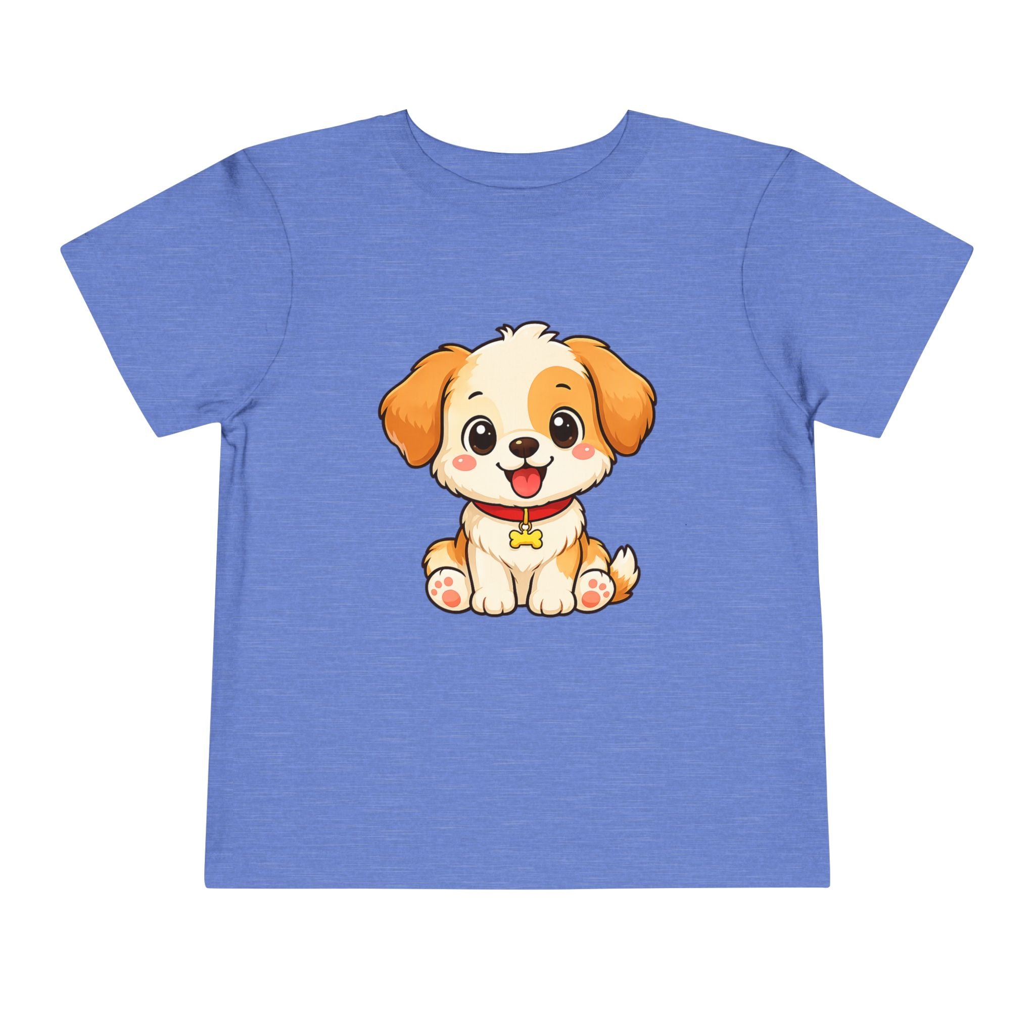 Puppy Toddler Tee – Adorable Cartoon Dog Graphic Shirt for Kids