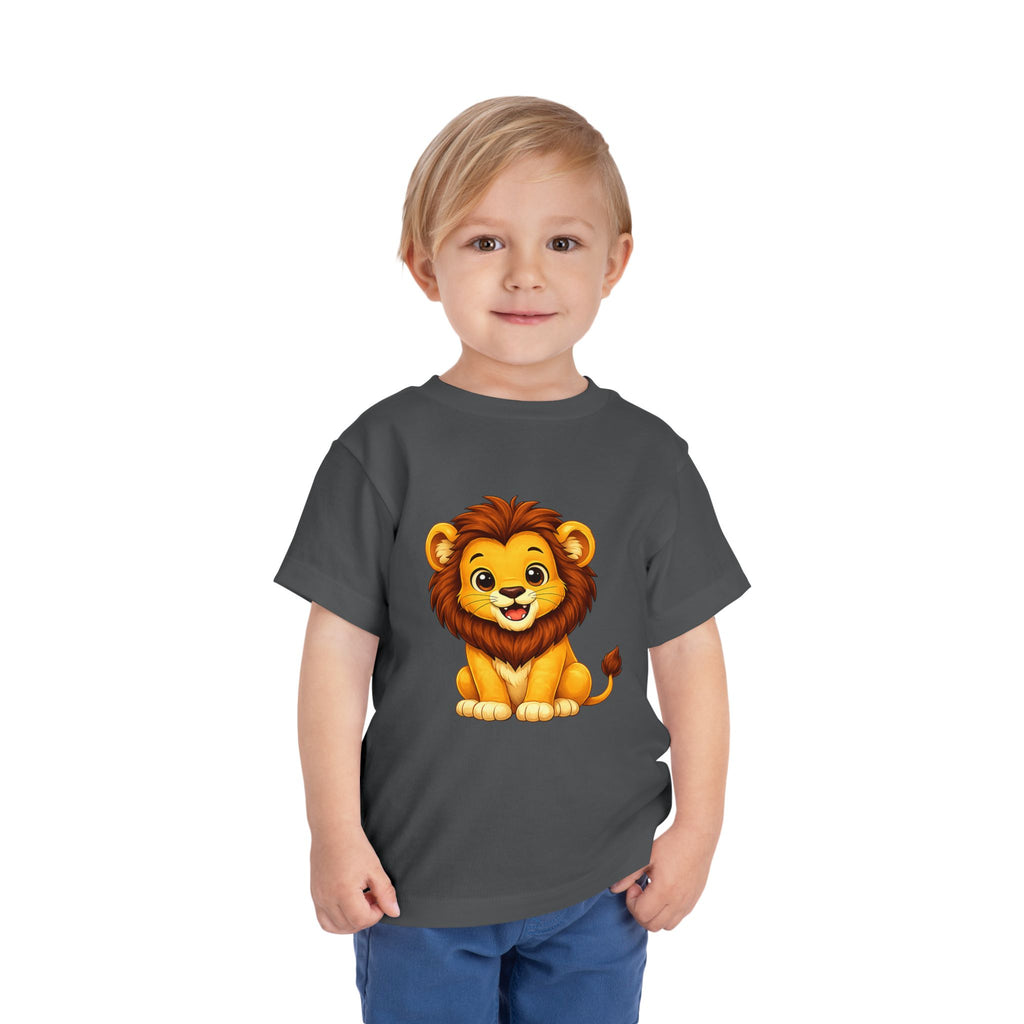 Baby Lion Toddler Tee — Adorable Safari Animal Short Sleeve Shirt