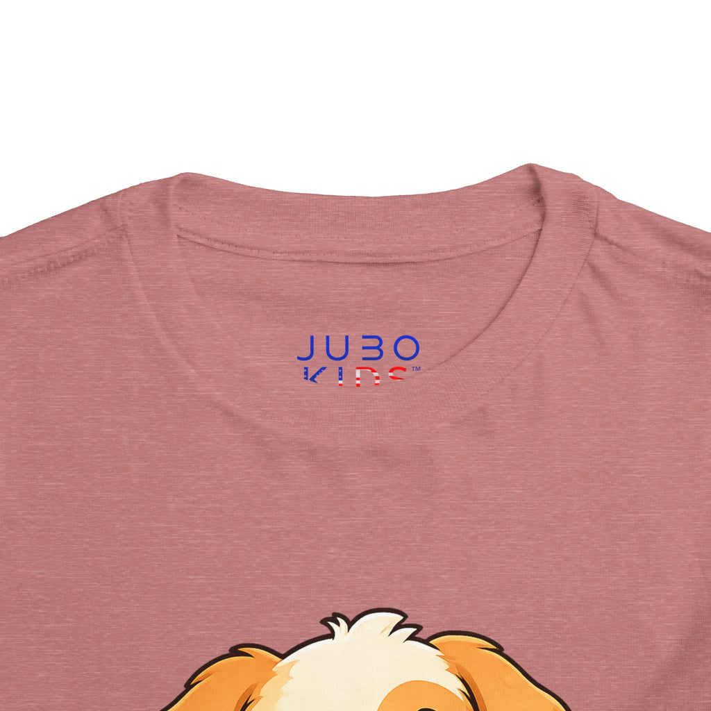 Puppy Toddler Tee – Adorable Cartoon Dog Graphic Shirt for Kids