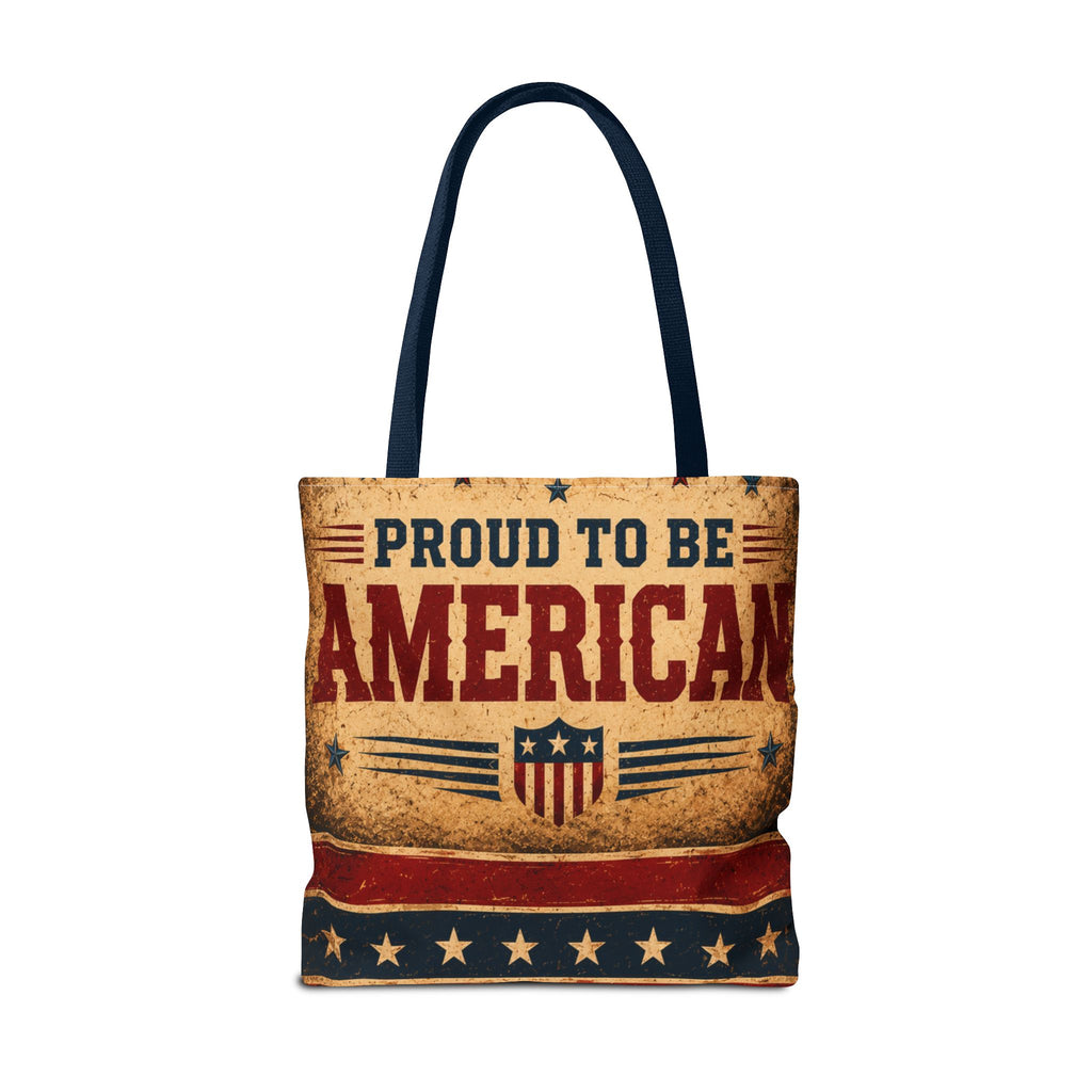 USA Flag Red Tote Bag — Vintage America Tote