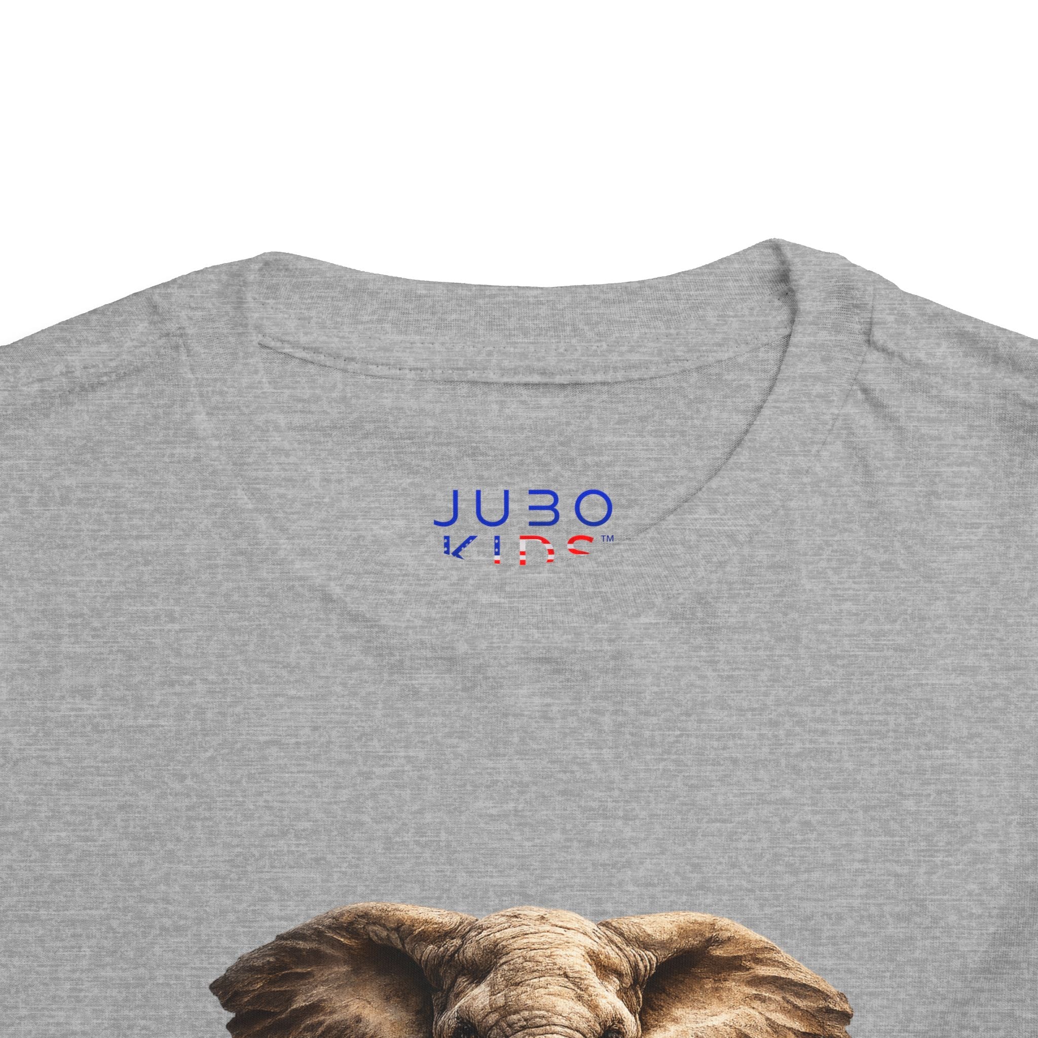 Toddler Elephant Tee - Realistic Baby Elephant Graphic Shirt for Kids