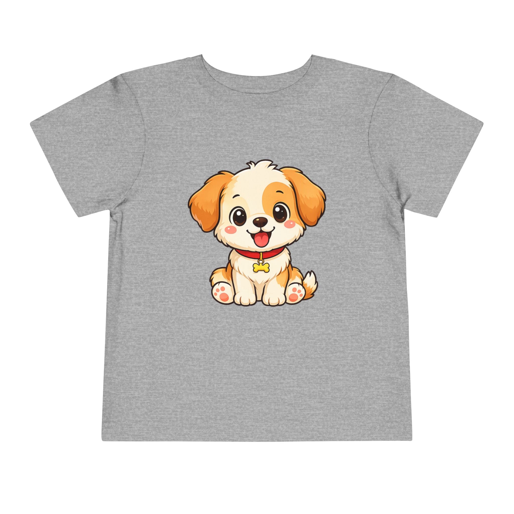 Puppy Toddler Tee – Adorable Cartoon Dog Graphic Shirt for Kids