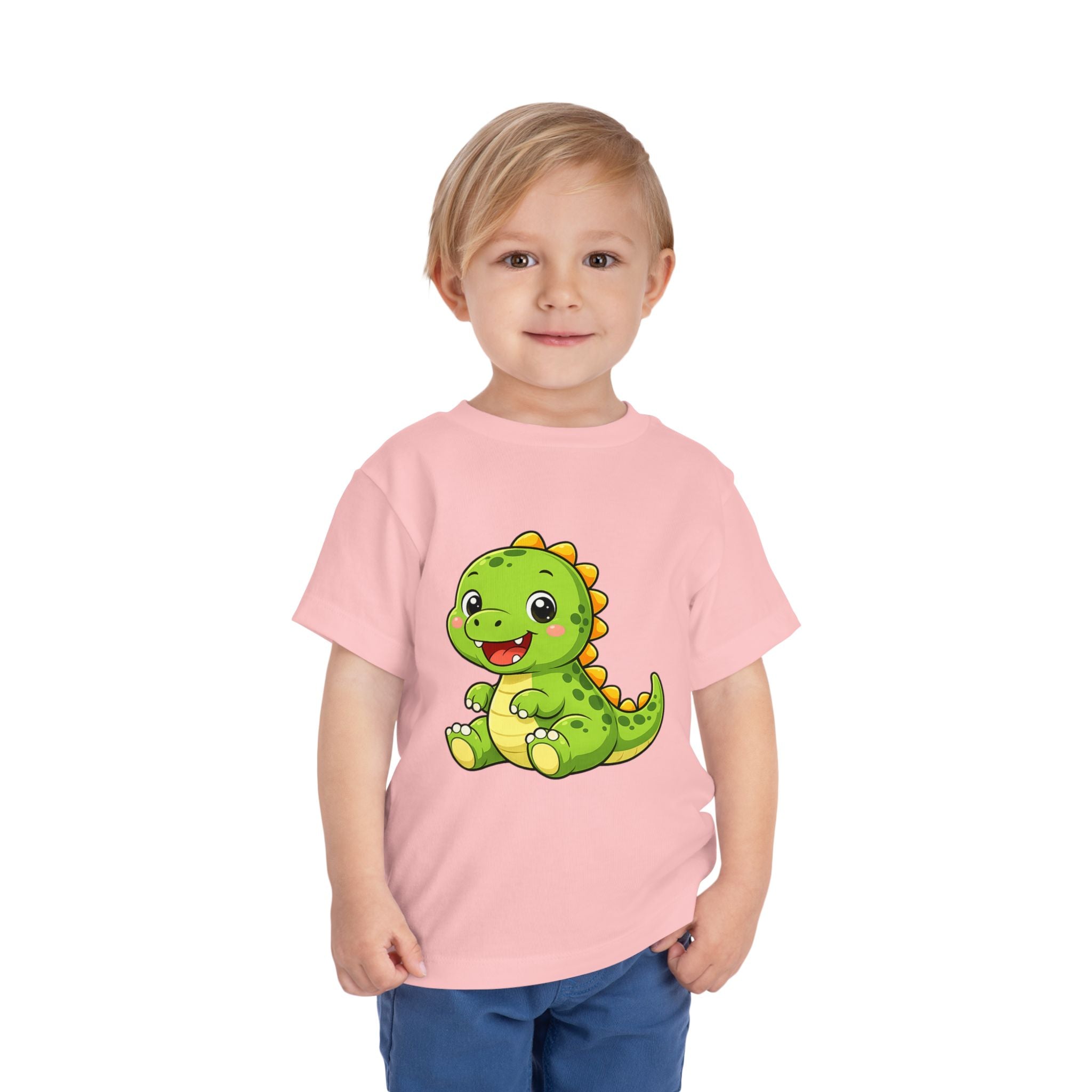 Baby Dinosaur Toddler Tee — Adorable Green Dino Graphic Shirt for Kids