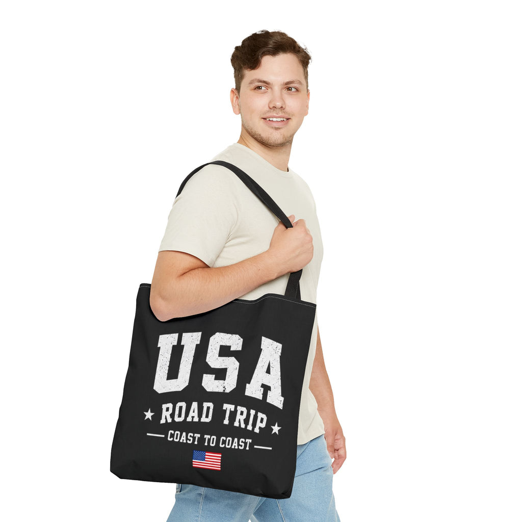 Classic USA Canvas Tote Bag