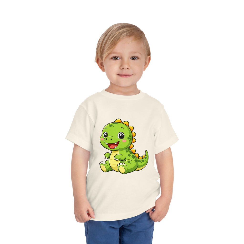 Baby Dinosaur Toddler Tee — Adorable Green Dino Graphic Shirt for Kids