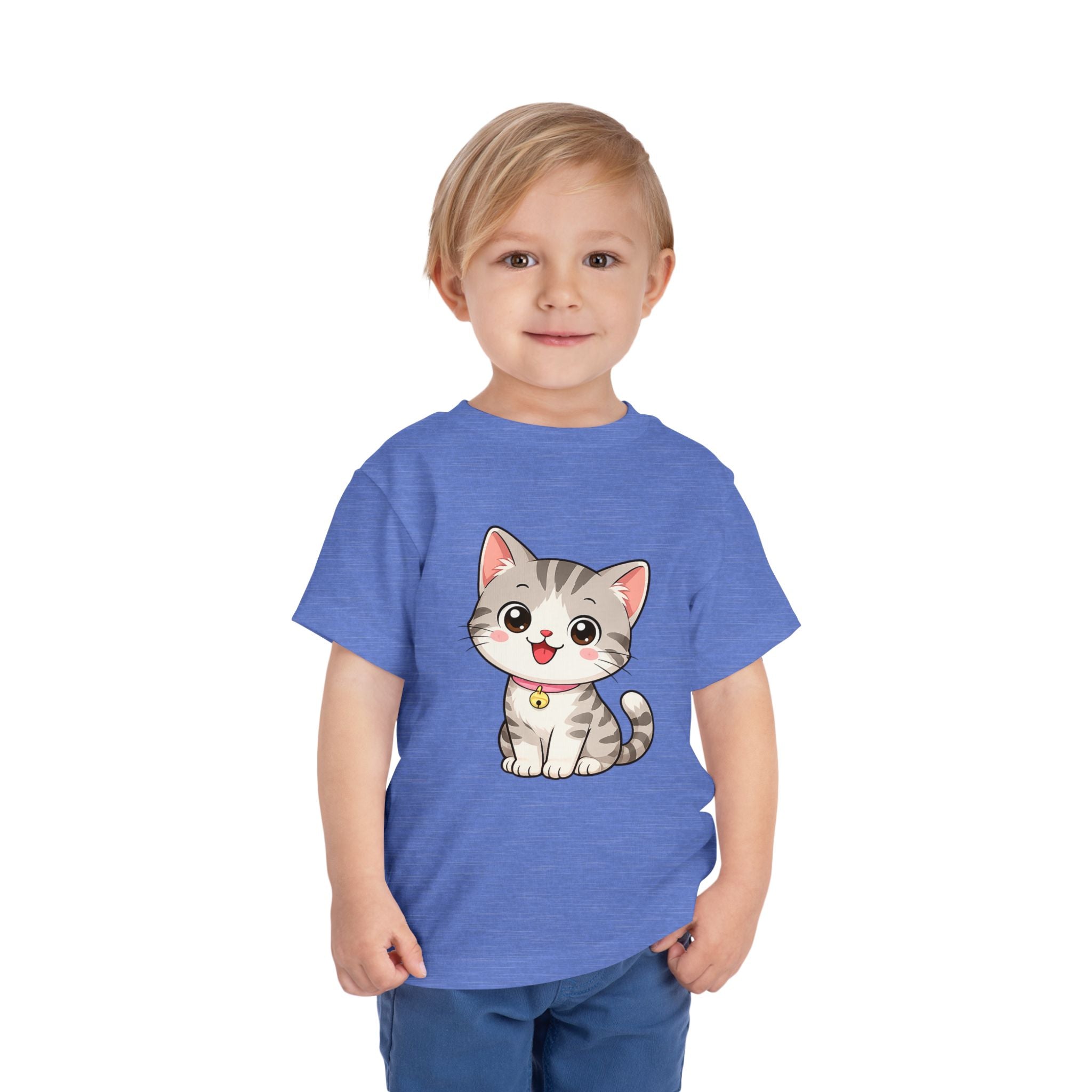 Kitten Toddler Tee — Adorable Cat Graphic Shirt for Kids
