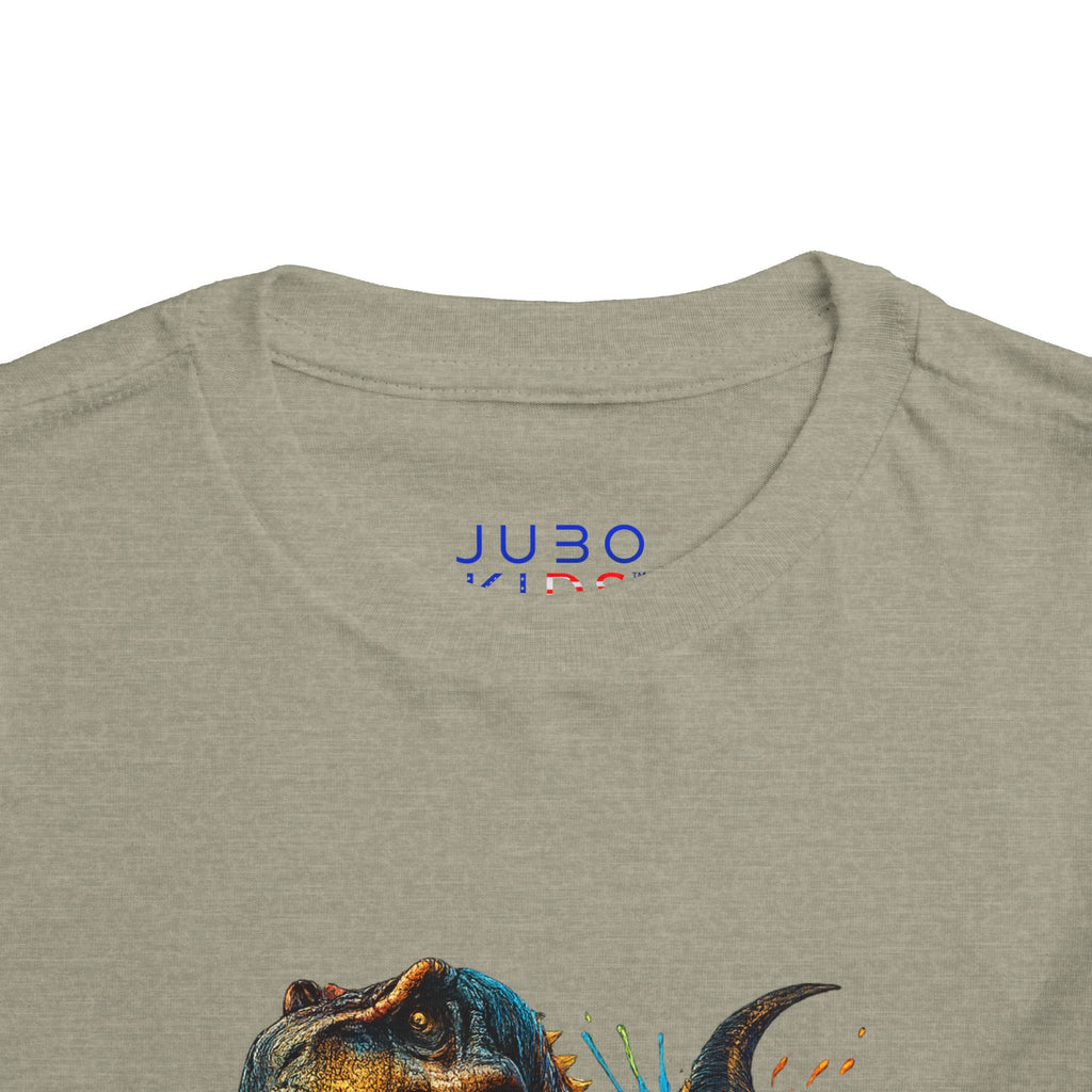 Toddler Tee — Colorful Roaring T-Rex Dino Graphic