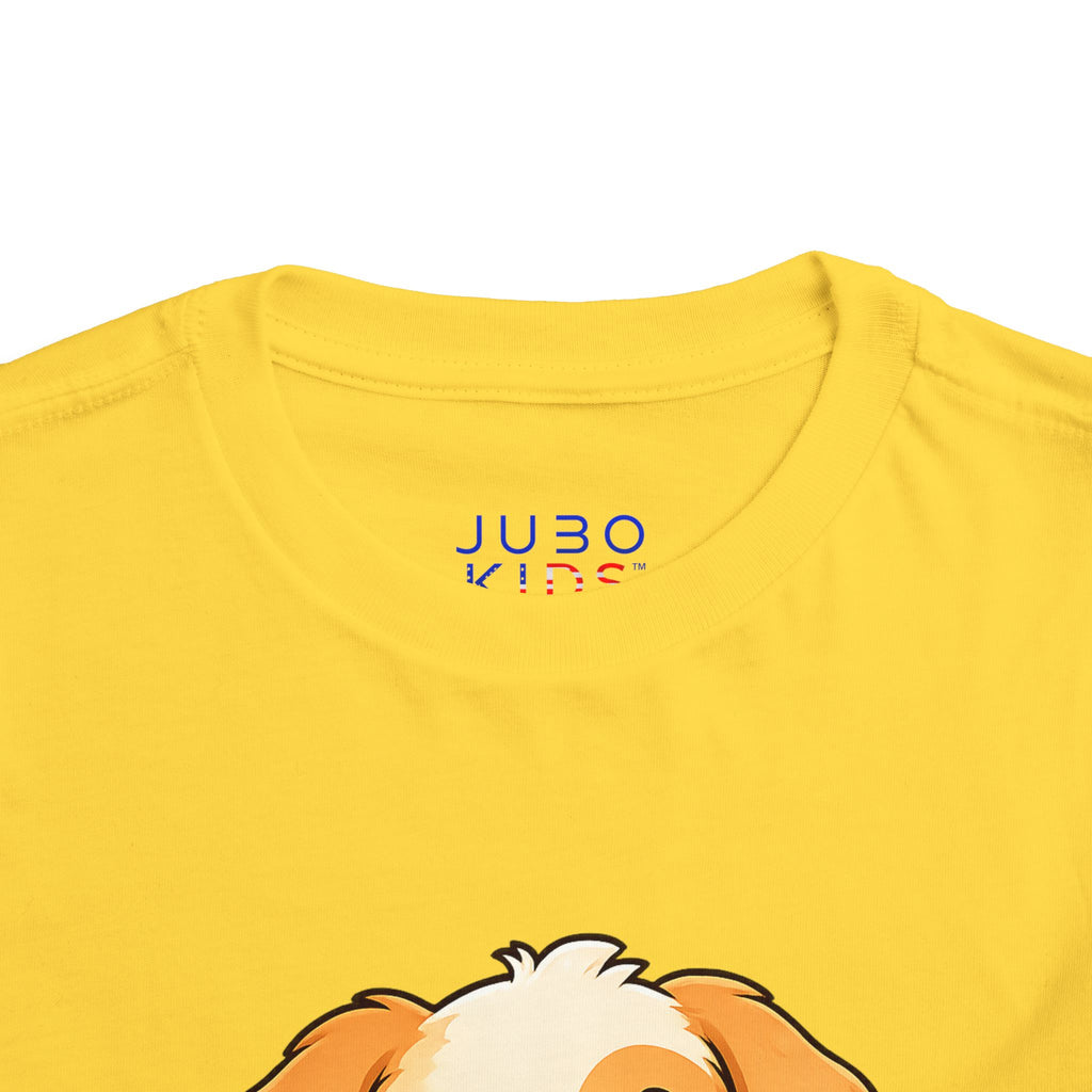 Puppy Toddler Tee – Adorable Cartoon Dog Graphic Shirt for Kids