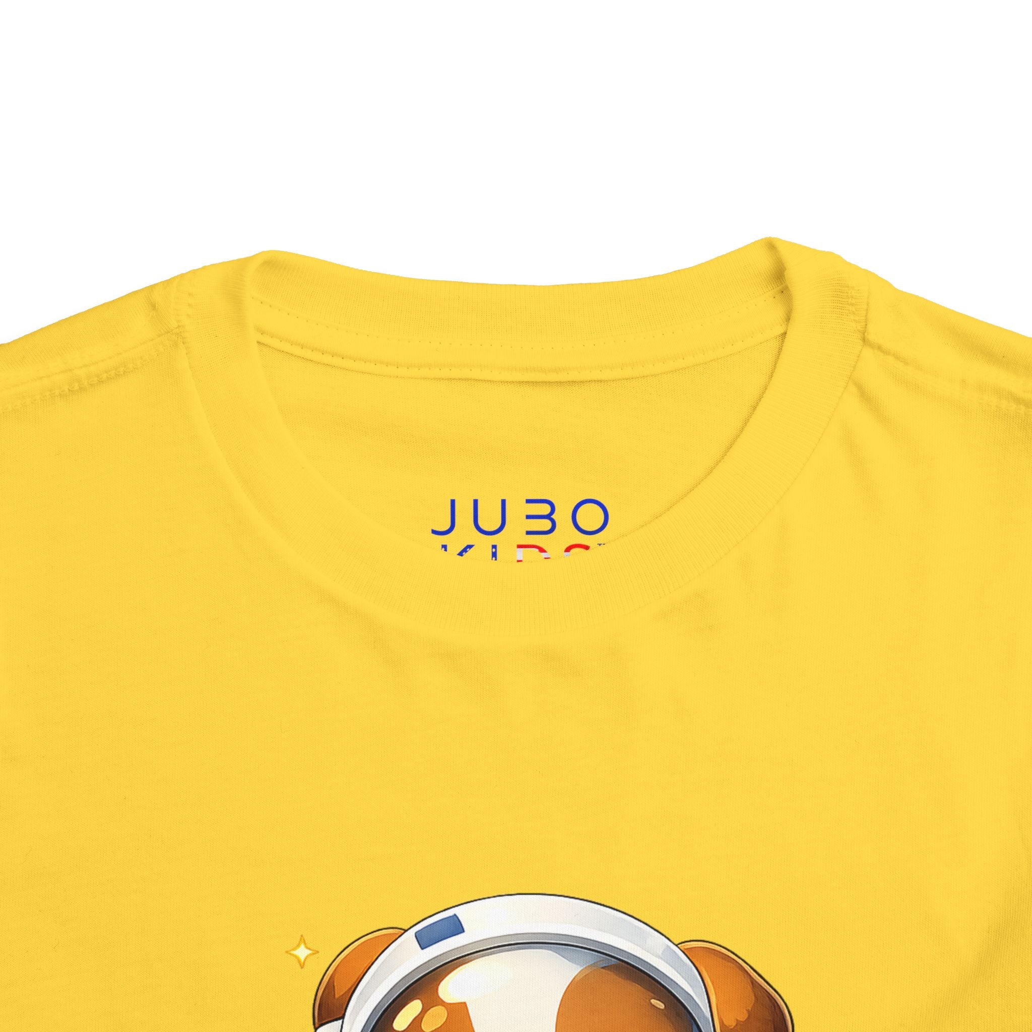 Toddler Astronaut Puppy Tee — Cute Space Dog Short Sleeve Shirt
