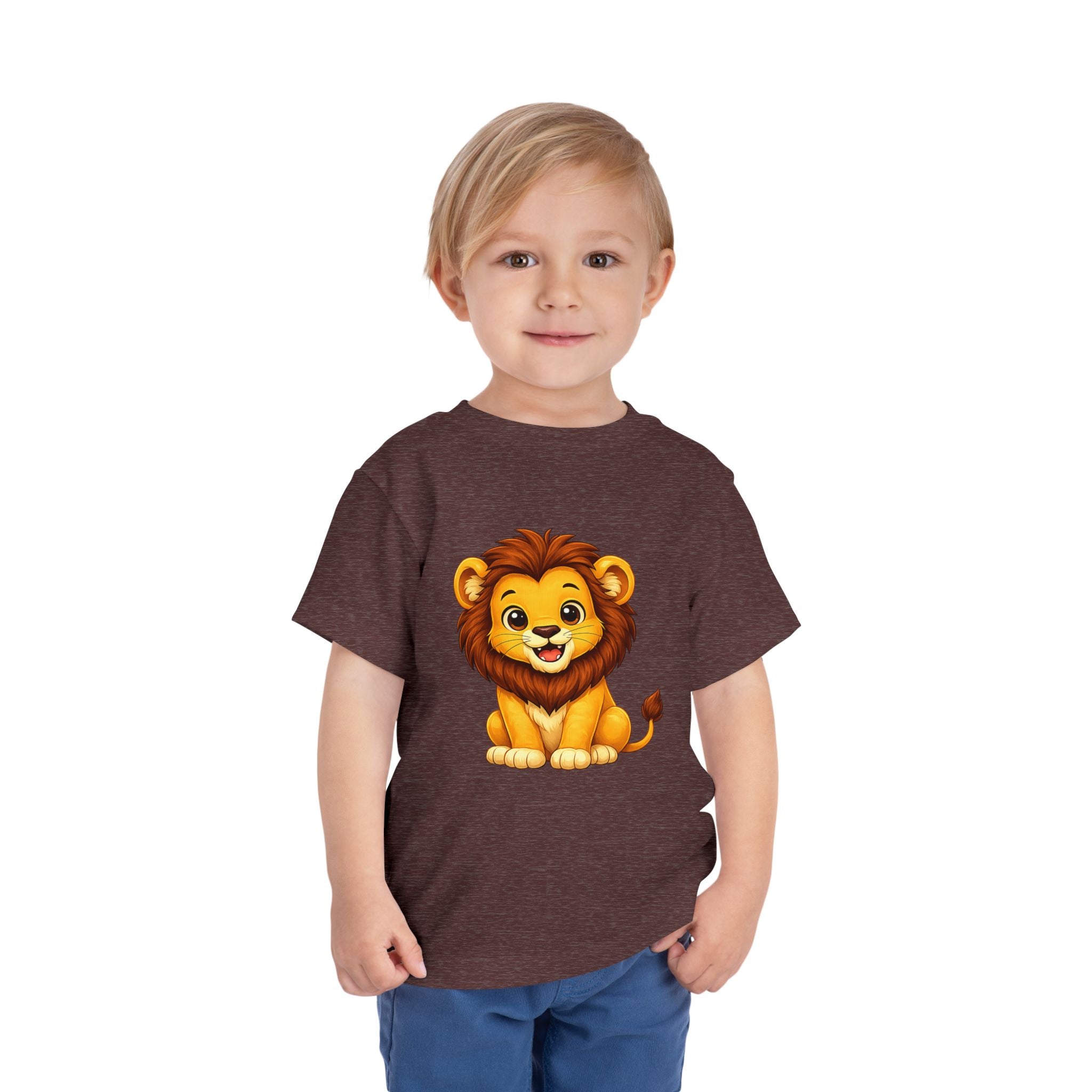 Baby Lion Toddler Tee — Adorable Safari Animal Short Sleeve Shirt