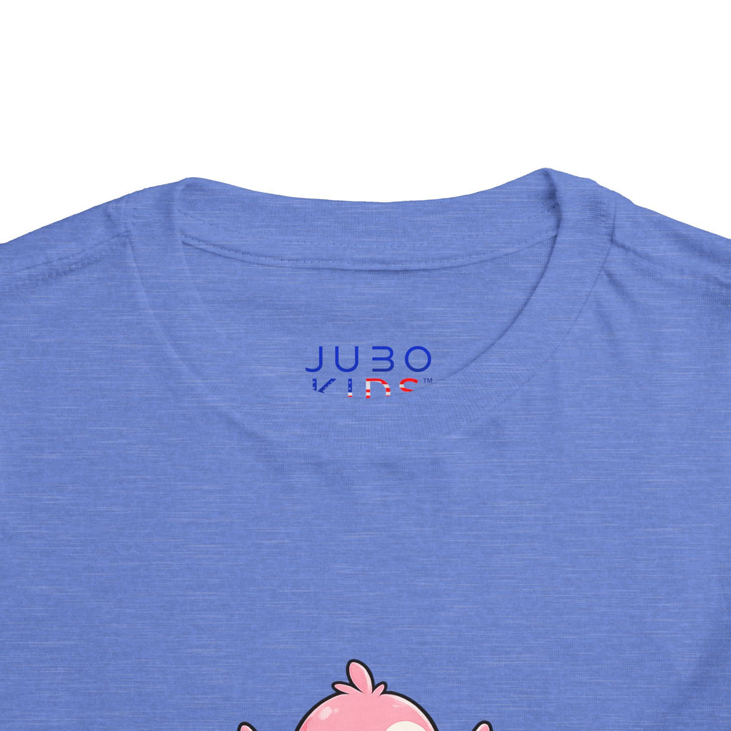 Toddler Tee — Cute Rainbow Baby Birds Graphic Shirt