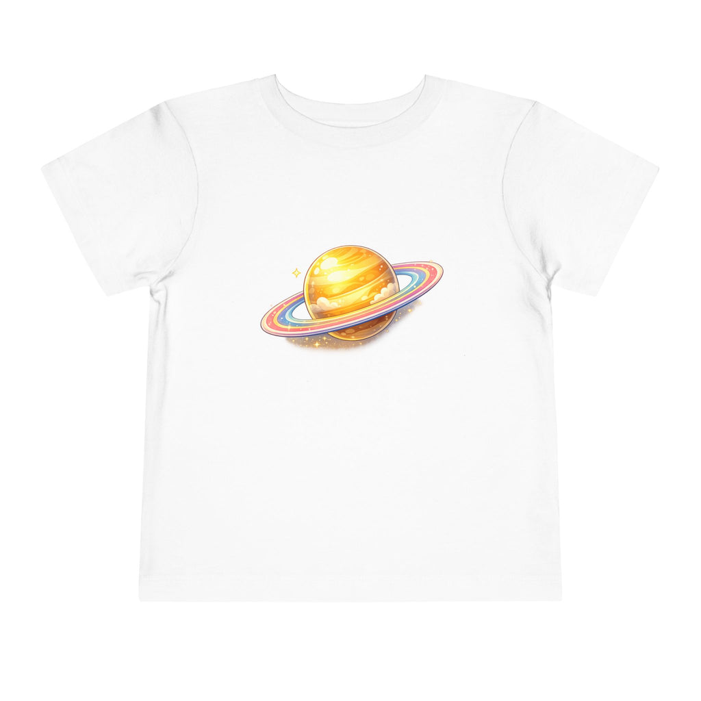 Toddler Tee - Cute Saturn Planet Graphic
