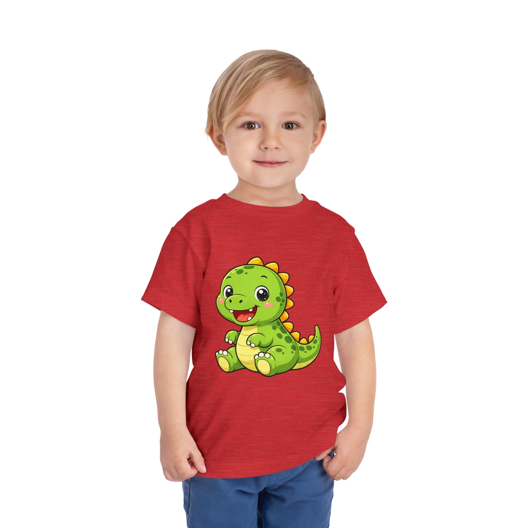 Baby Dinosaur Toddler Tee — Adorable Green Dino Graphic Shirt for Kids