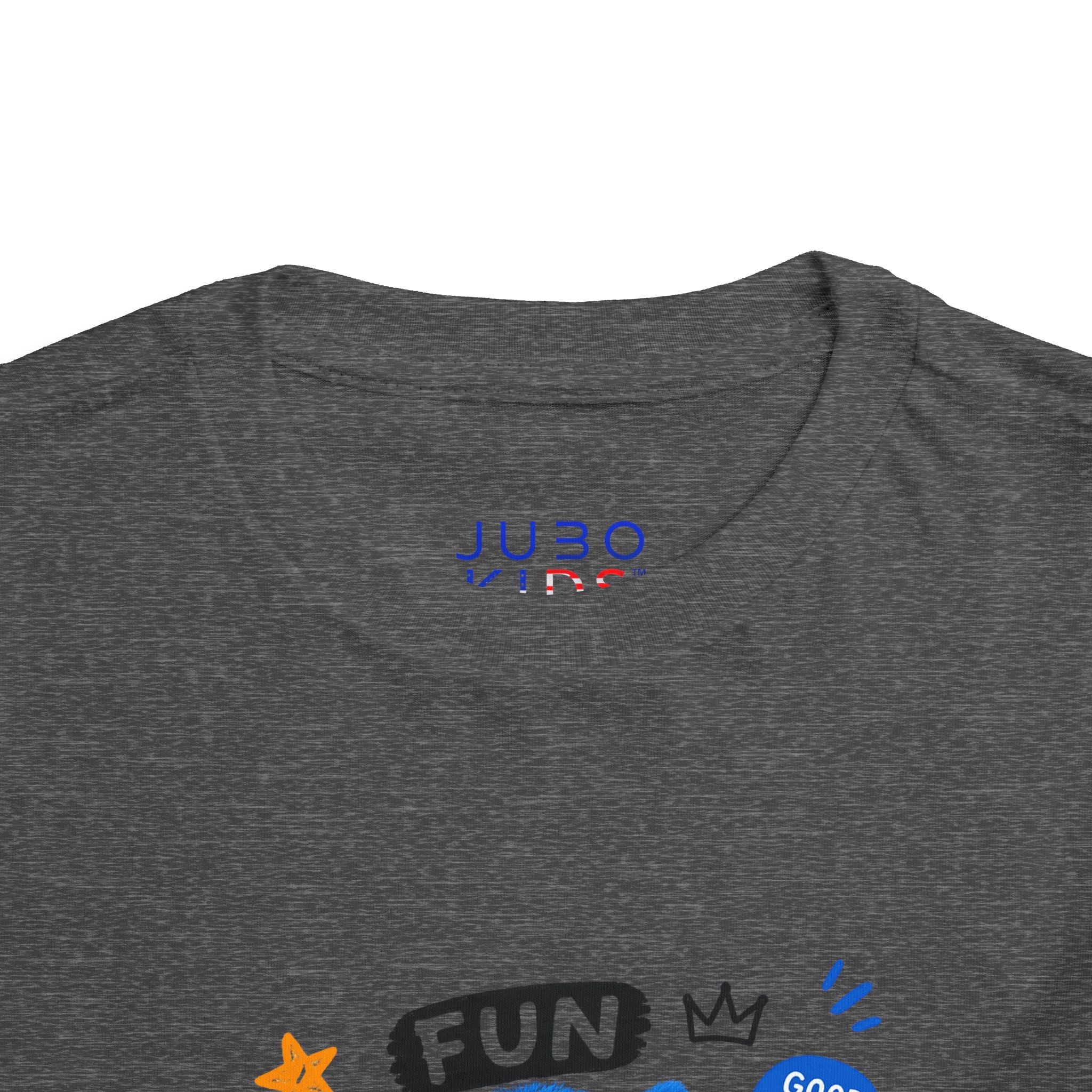 Fun Blue Monster Toddler Tee — "Be You Be Jobo" Graphic Shirt