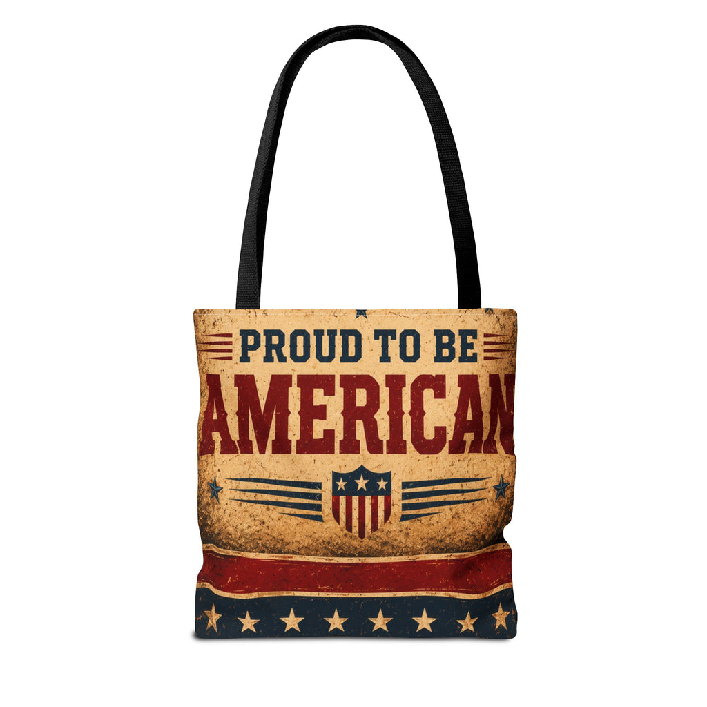 USA Flag Red Tote Bag — Vintage America Tote