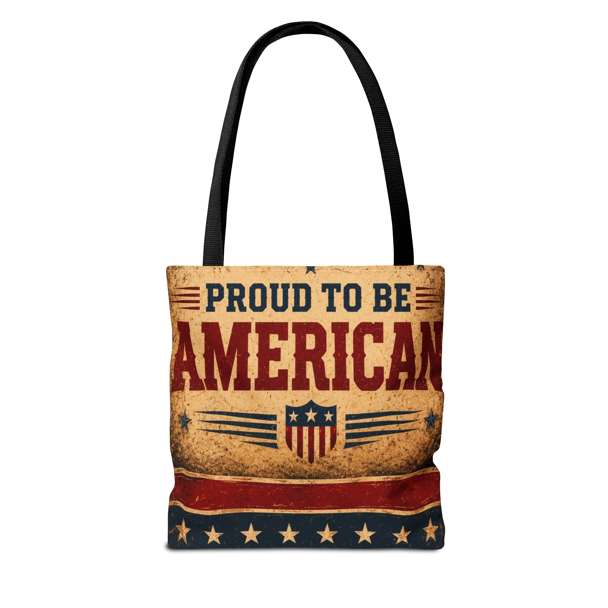 USA Flag Red Tote Bag — Vintage America Tote