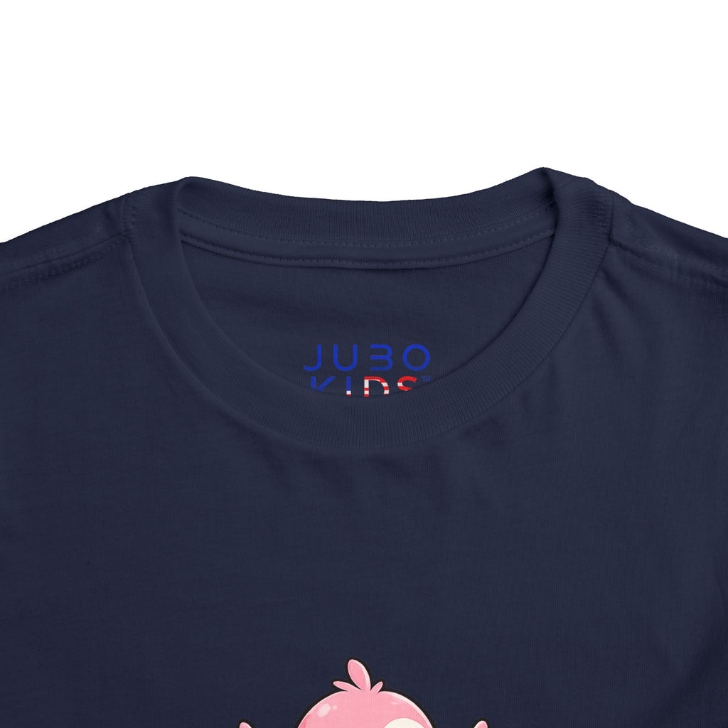 Toddler Tee — Cute Rainbow Baby Birds Graphic Shirt