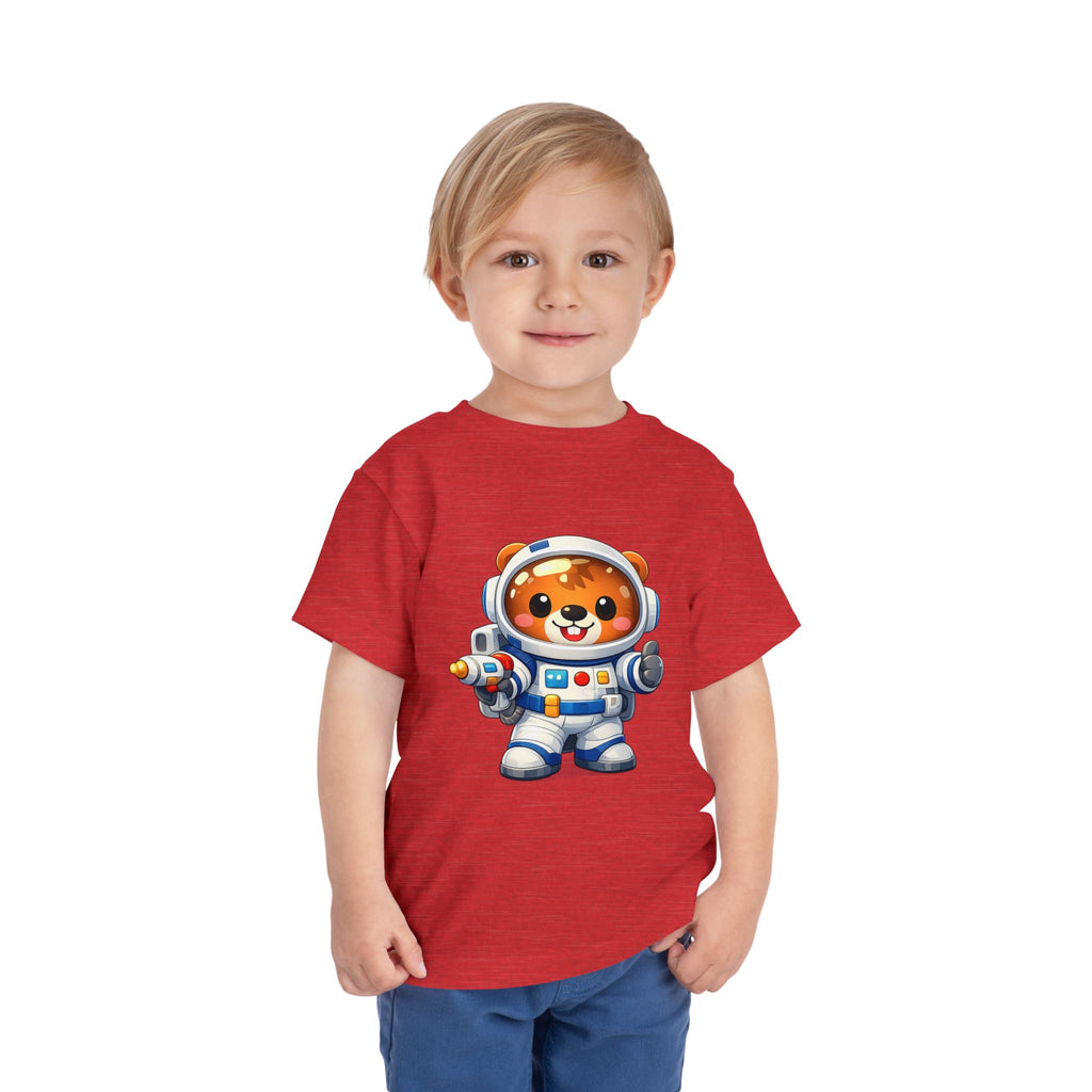 Toddler Astronaut Bear Tee — Cute Space Explorer Kids Shirt