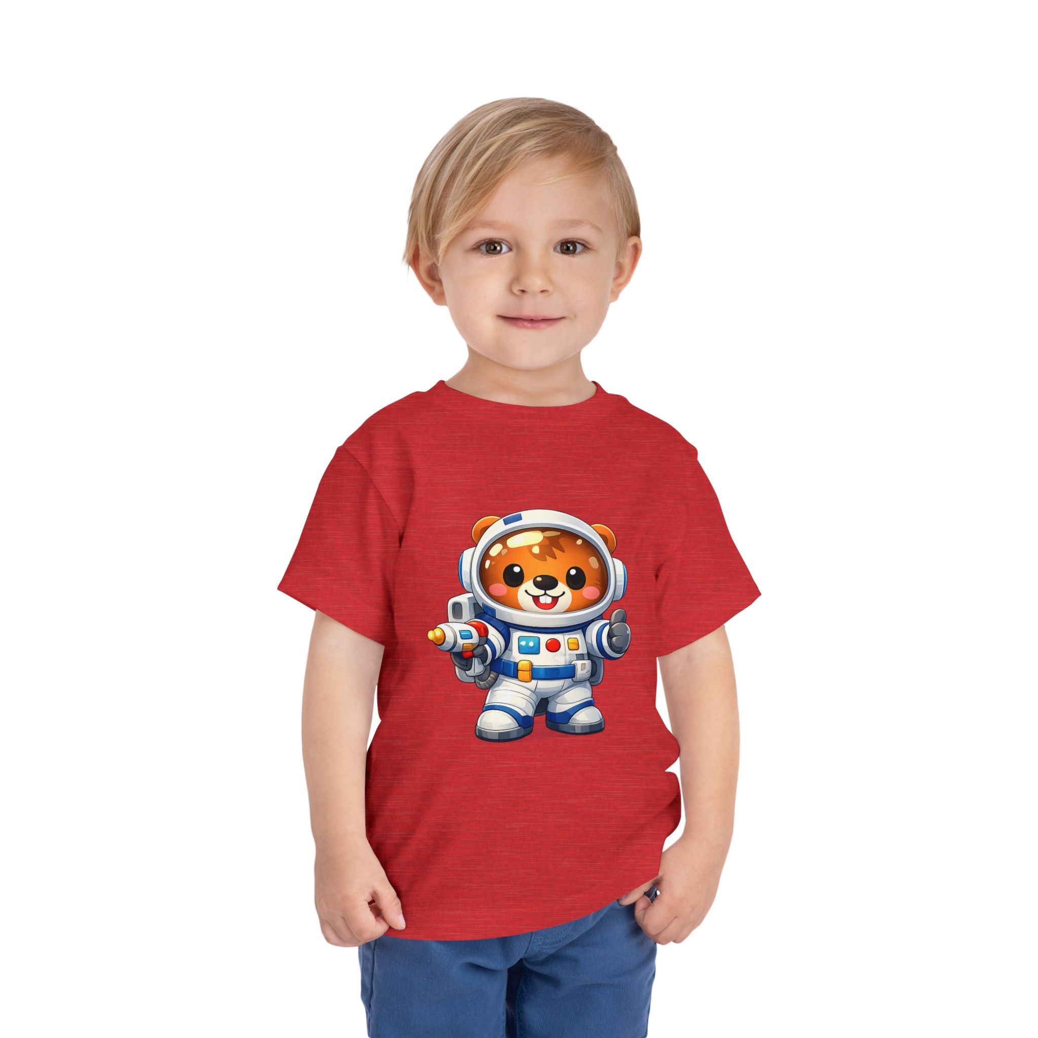 Toddler Astronaut Bear Tee — Cute Space Explorer Kids Shirt