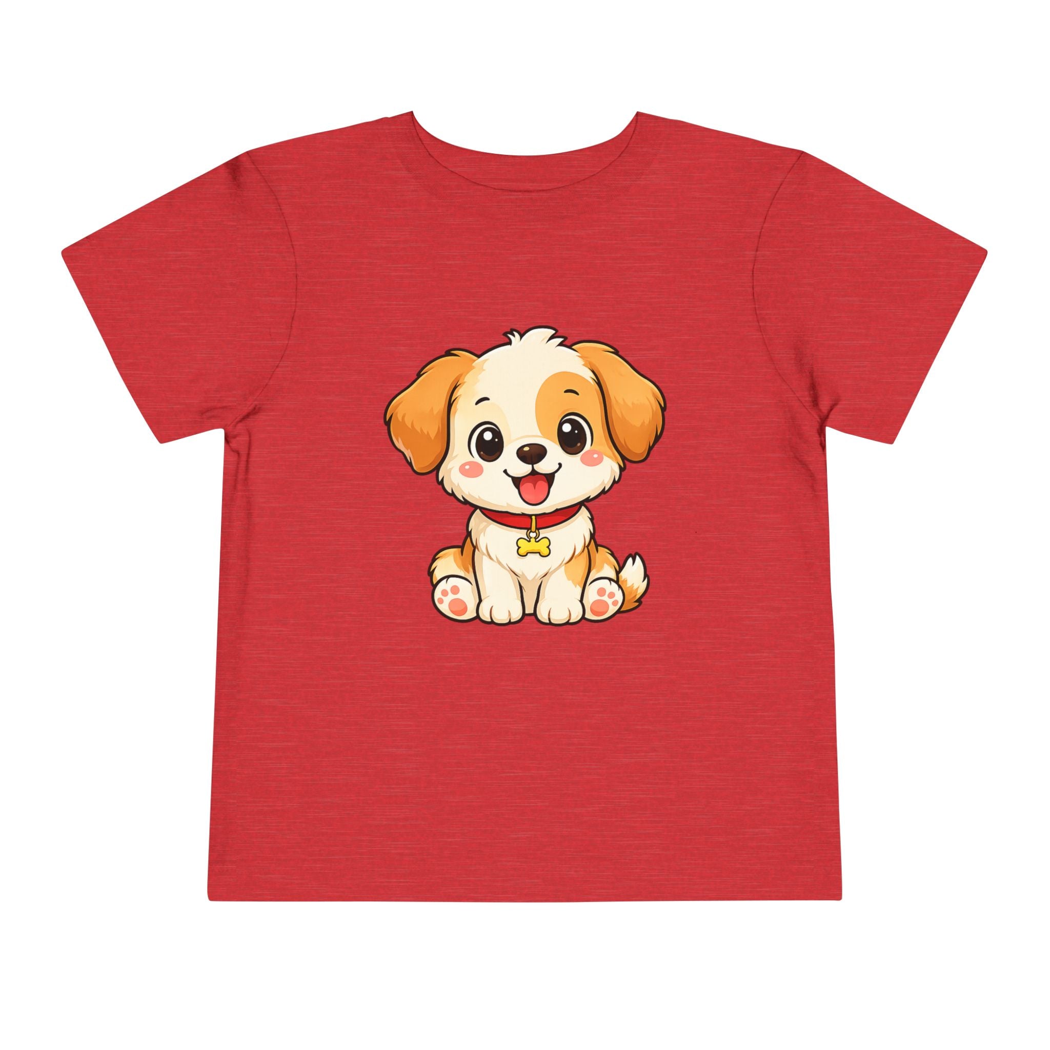 Puppy Toddler Tee – Adorable Cartoon Dog Graphic Shirt for Kids