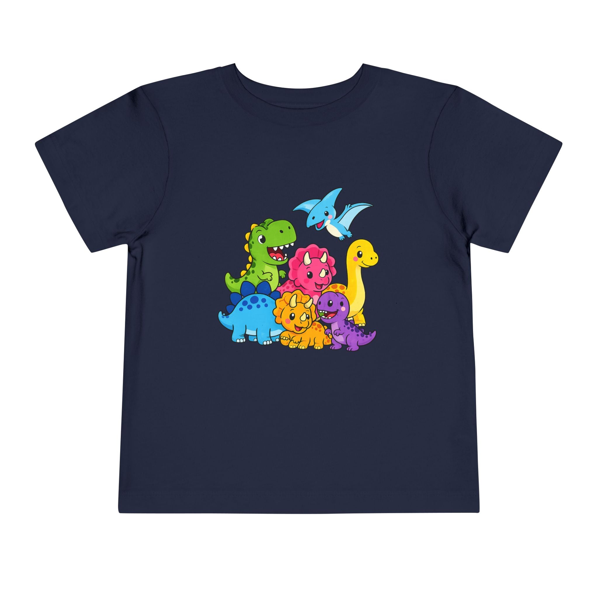 Colorful Dinosaur Toddler Tee — Playful Dino Graphic Shirt for Kids