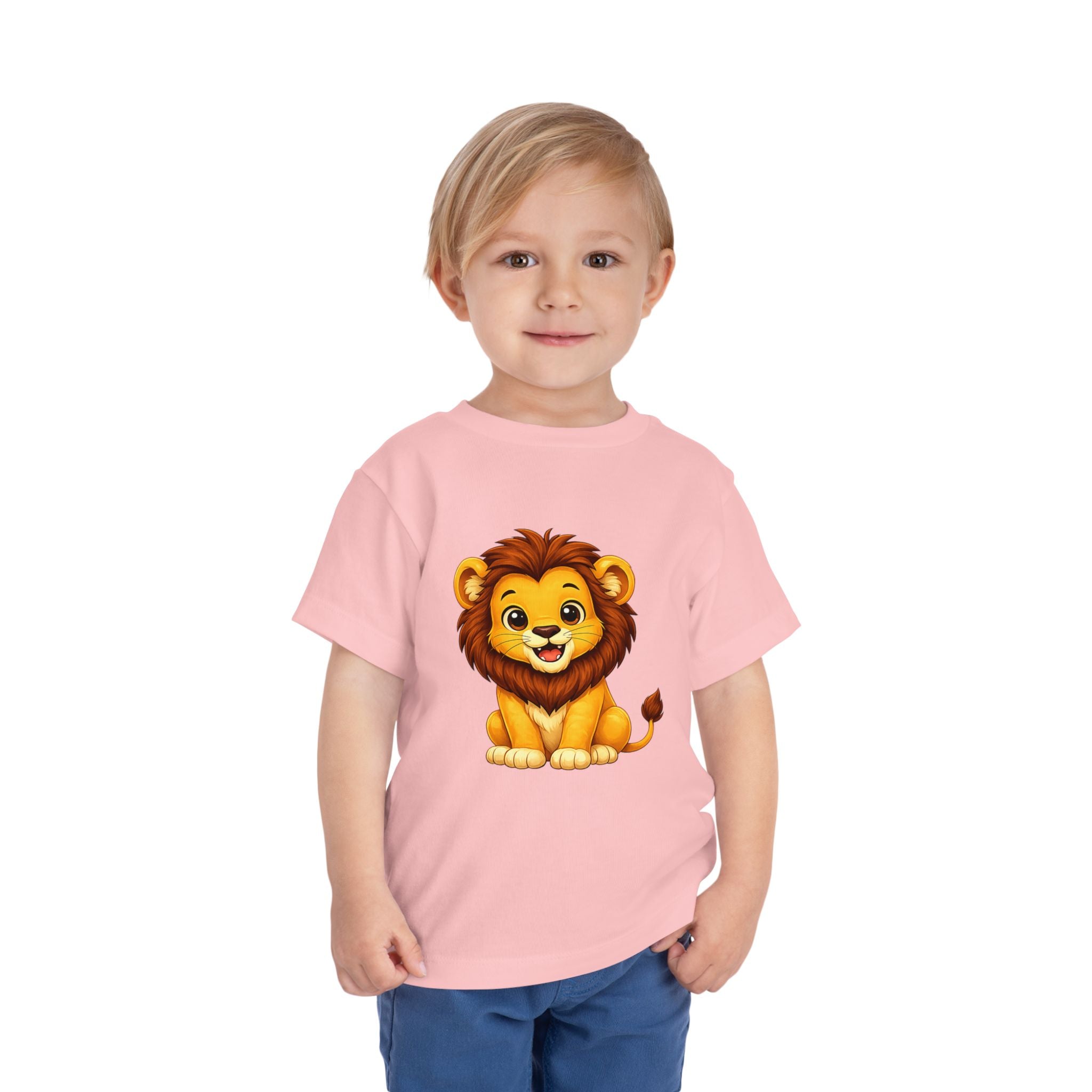 Baby Lion Toddler Tee — Adorable Safari Animal Short Sleeve Shirt