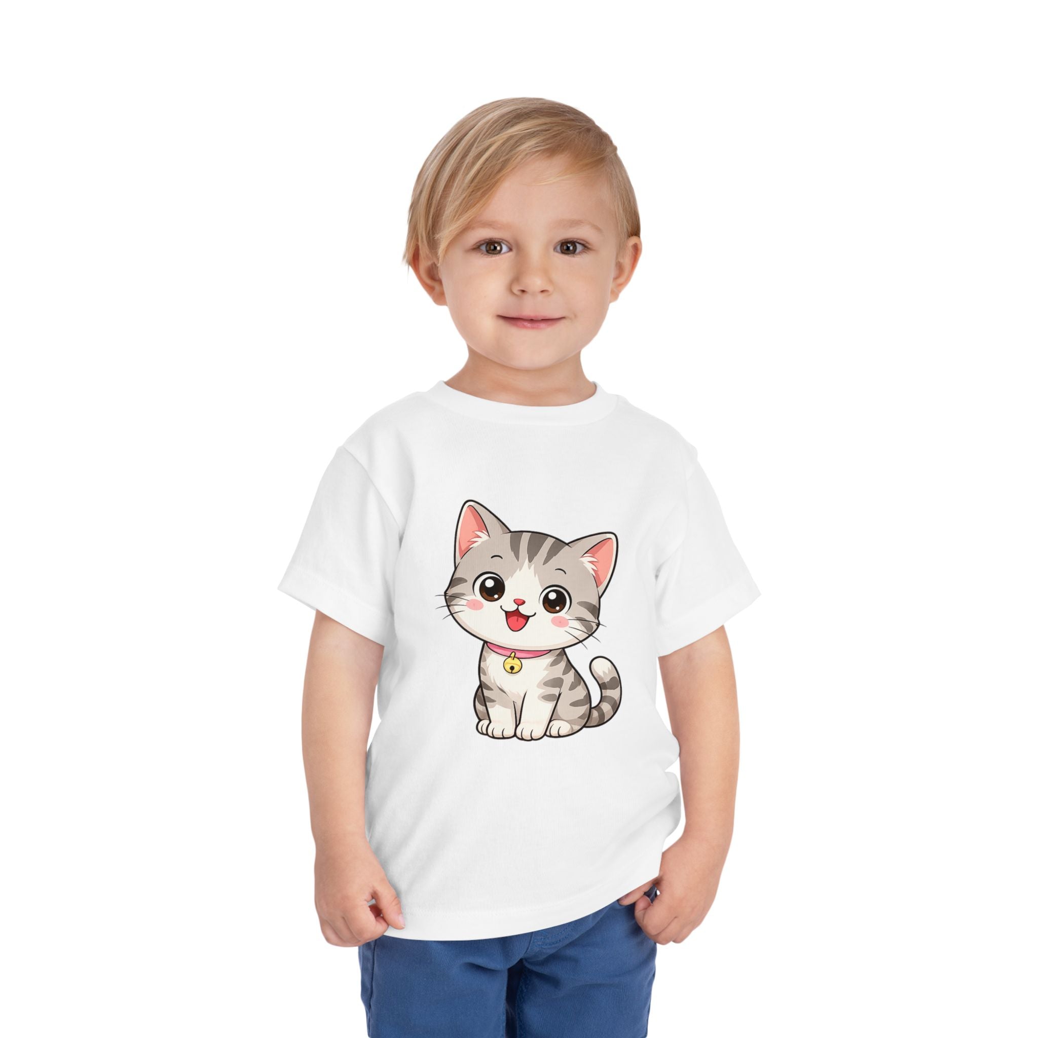 Kitten Toddler Tee — Adorable Cat Graphic Shirt for Kids