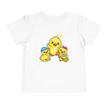 Duck Family Toddler Tee — Adorable Yellow Chicks Graphic Shirt