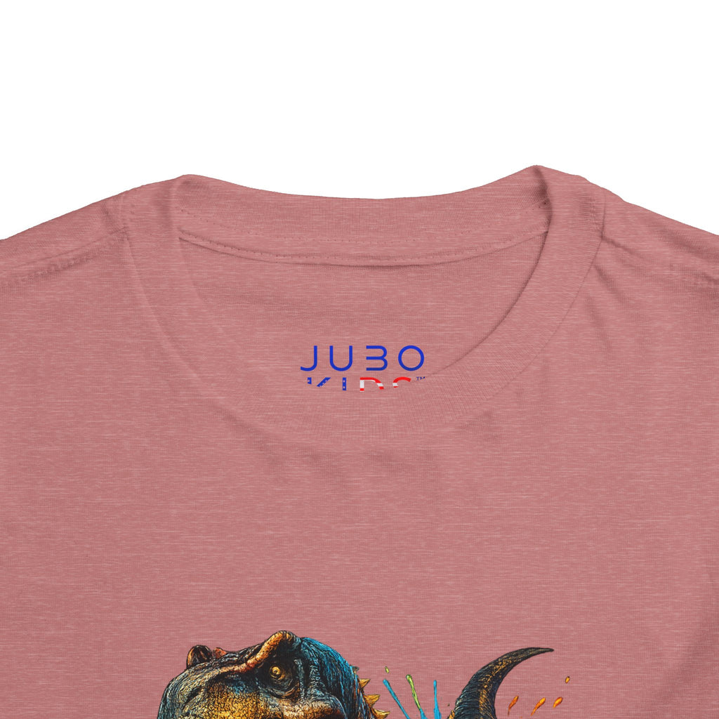 Toddler Tee — Colorful Roaring T-Rex Dino Graphic