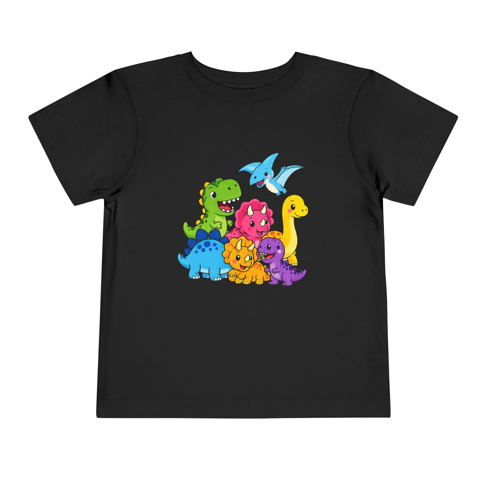 Colorful Dinosaur Toddler Tee — Playful Dino Graphic Shirt for Kids