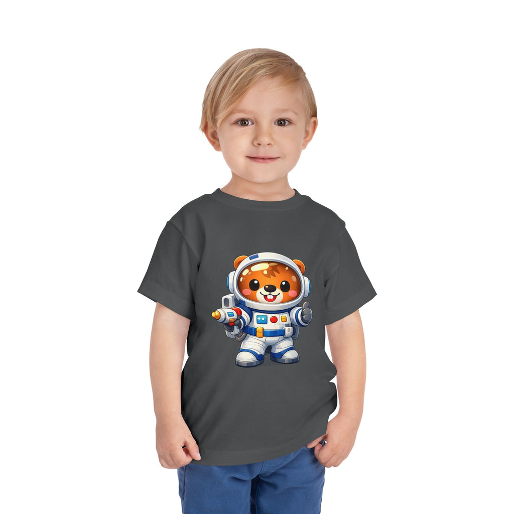 Toddler Astronaut Bear Tee — Cute Space Explorer Kids Shirt
