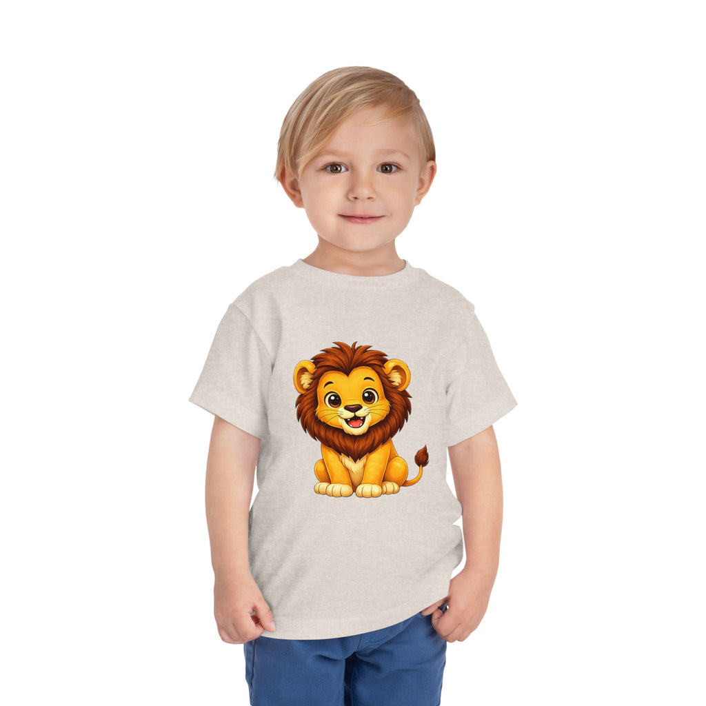 Baby Lion Toddler Tee — Adorable Safari Animal Short Sleeve Shirt