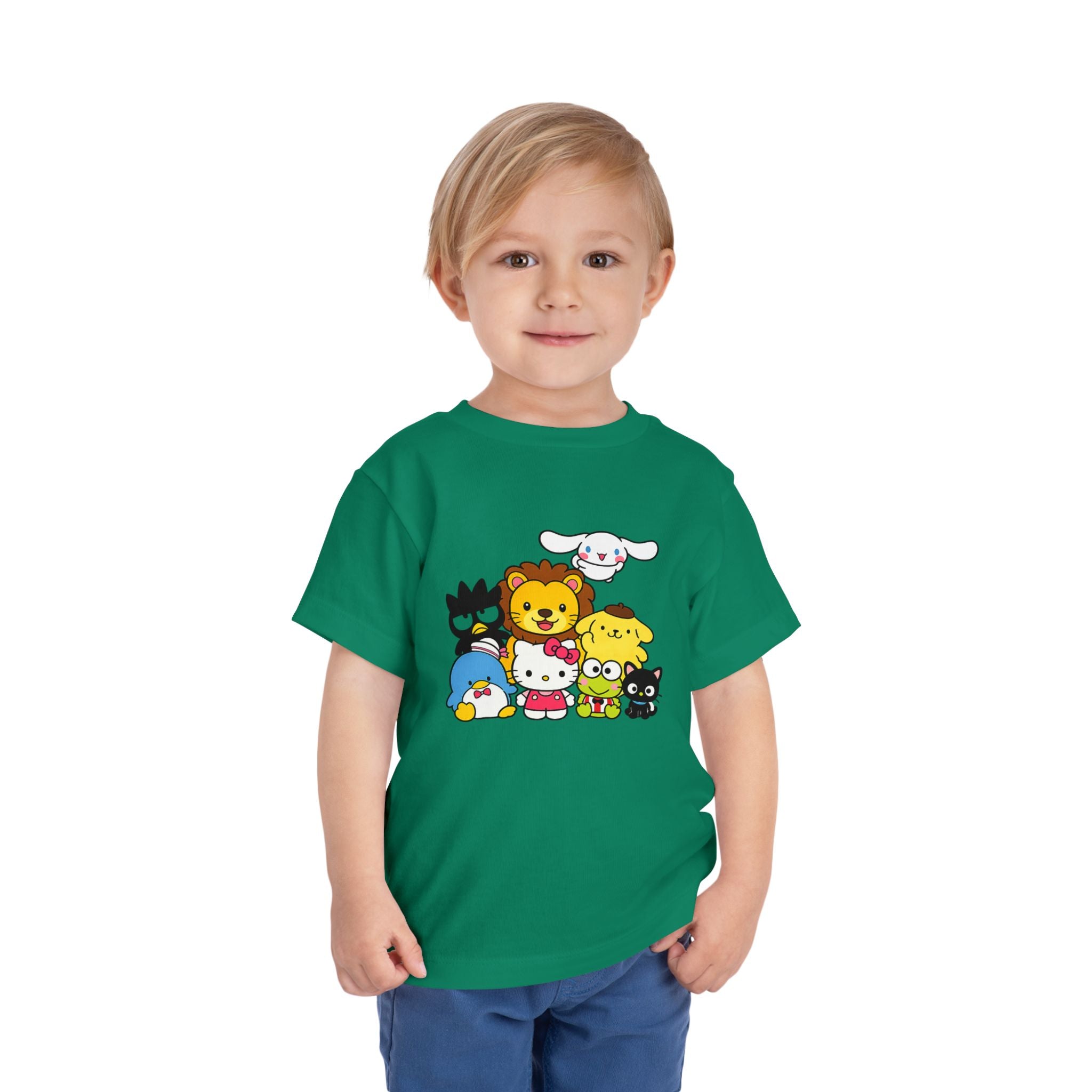 Cartoon Animal Group Toddler Tee