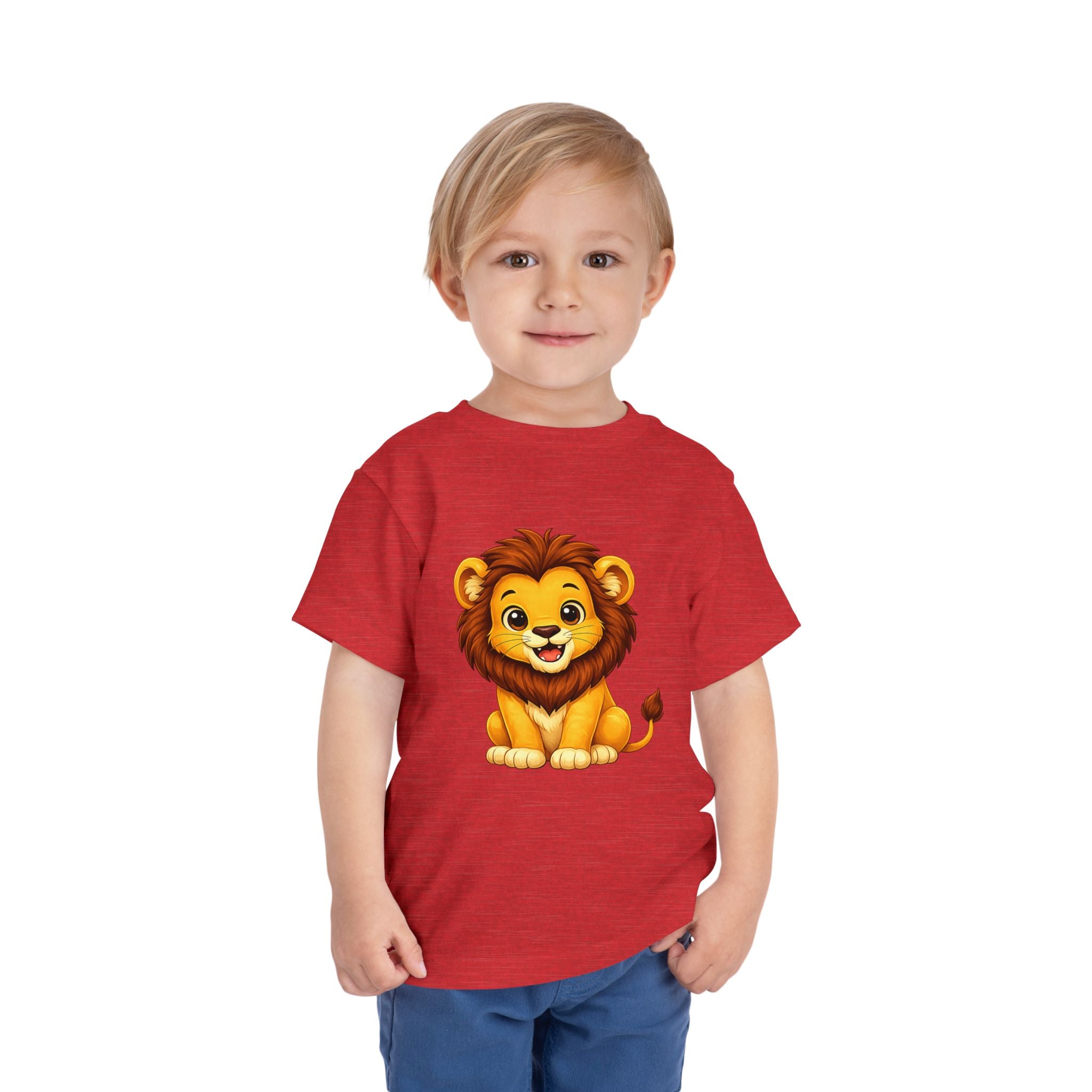Baby Lion Toddler Tee — Adorable Safari Animal Short Sleeve Shirt