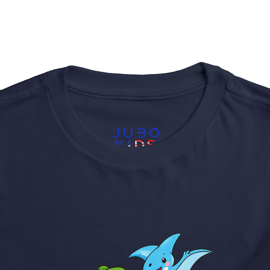 Colorful Dinosaur Toddler Tee — Playful Dino Graphic Shirt for Kids