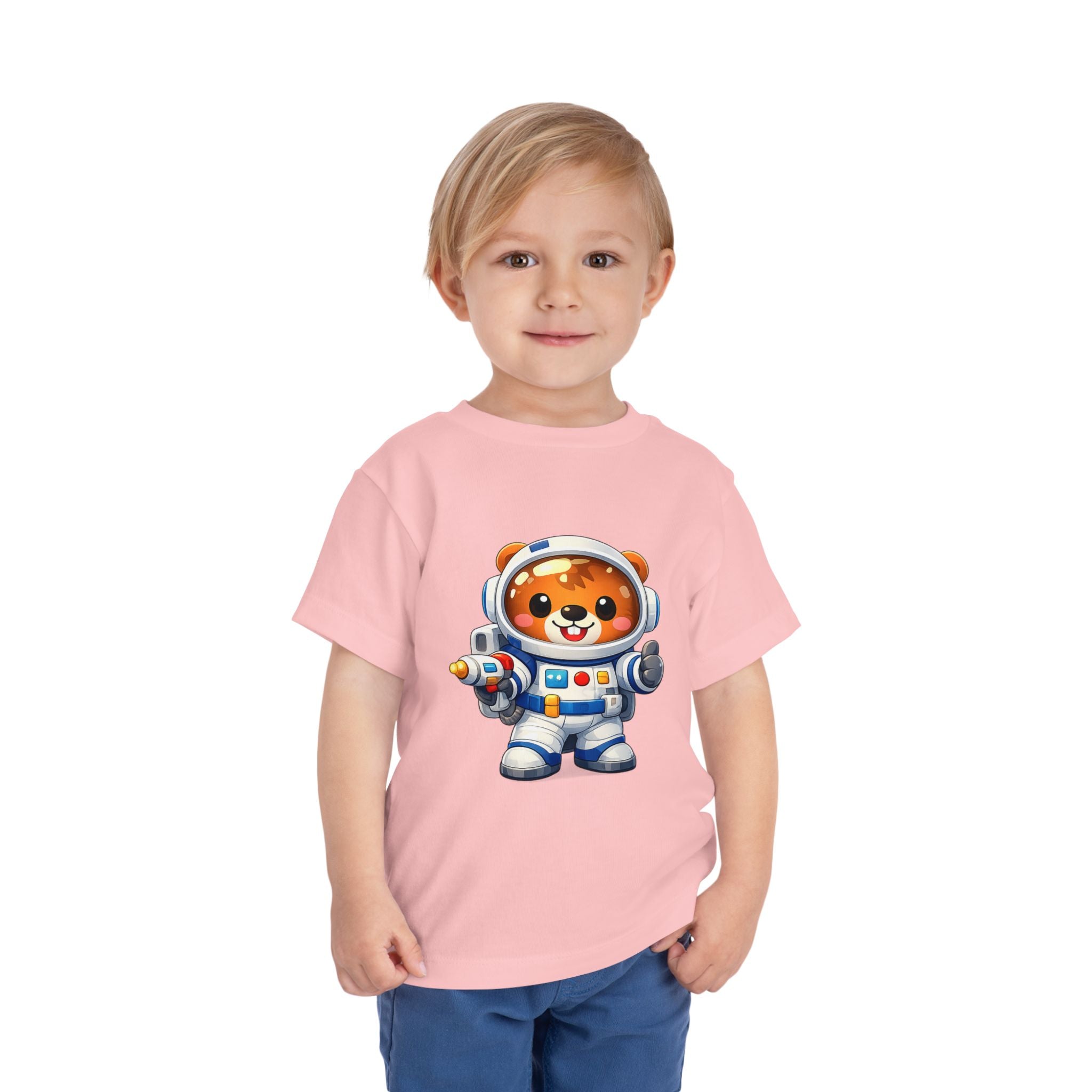 Toddler Astronaut Bear Tee — Cute Space Explorer Kids Shirt