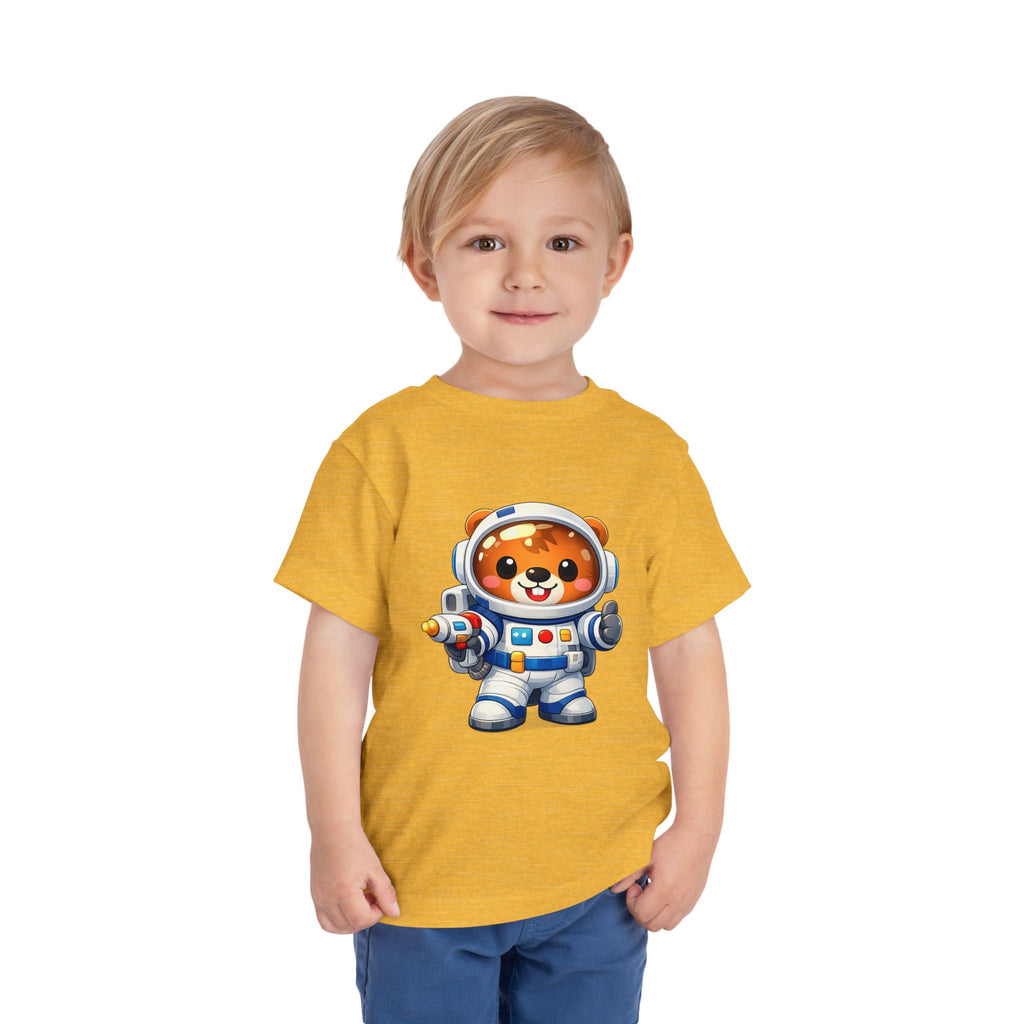 Toddler Astronaut Bear Tee — Cute Space Explorer Kids Shirt