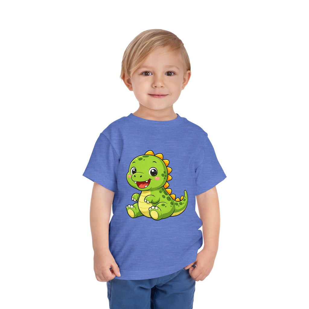 Baby Dinosaur Toddler Tee — Adorable Green Dino Graphic Shirt for Kids