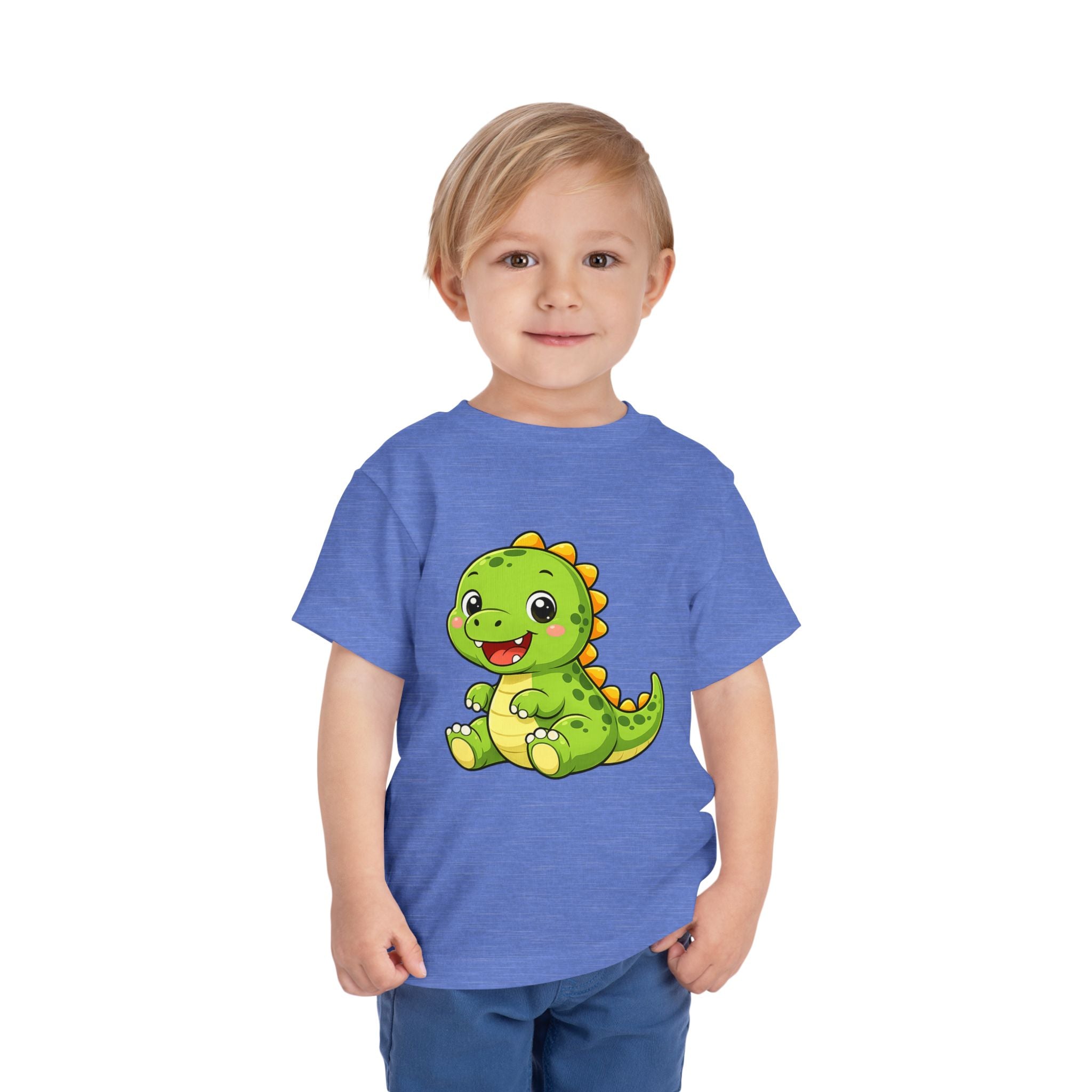 Baby Dinosaur Toddler Tee — Adorable Green Dino Graphic Shirt for Kids