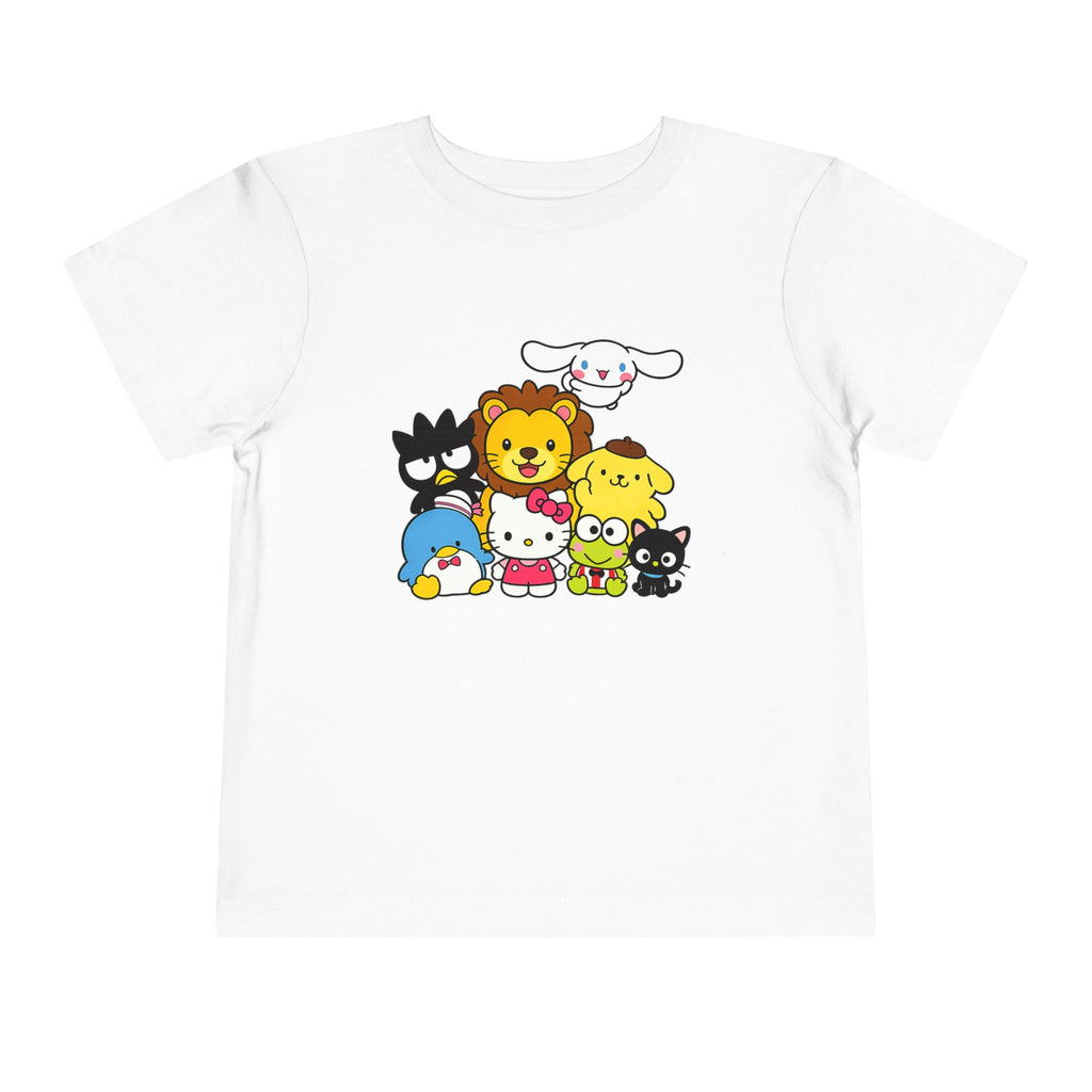 Cartoon Animal Group Toddler Tee