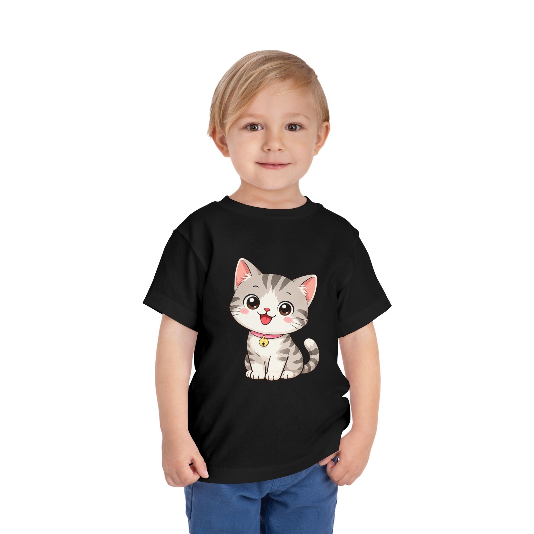 Kitten Toddler Tee — Adorable Cat Graphic Shirt for Kids