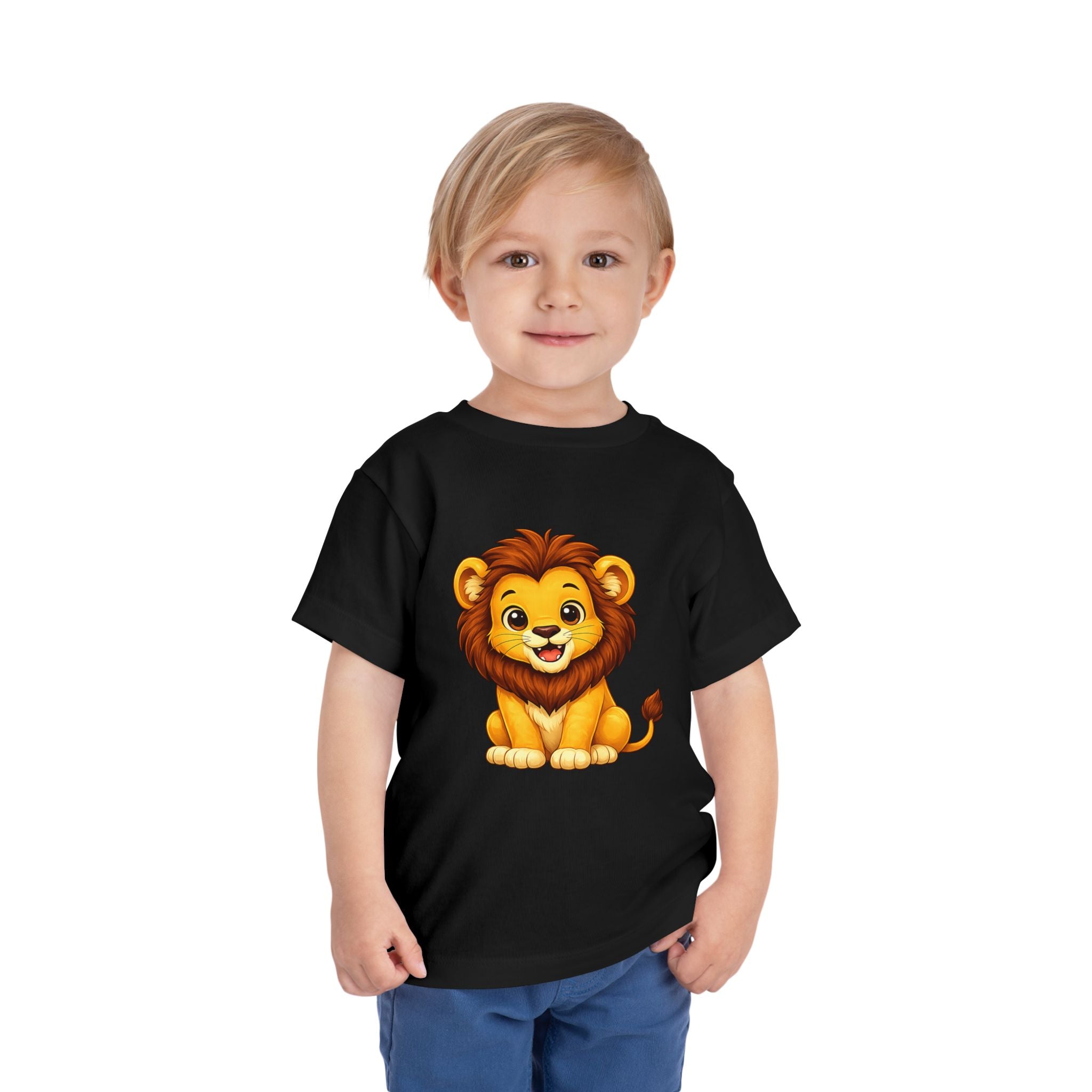 Baby Lion Toddler Tee — Adorable Safari Animal Short Sleeve Shirt