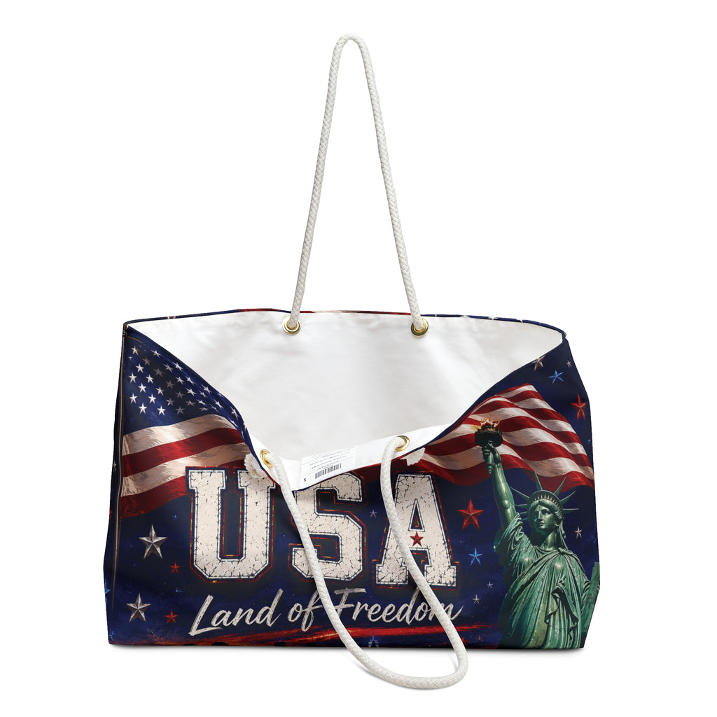 USA 'Land of Freedom' Weekender Bag