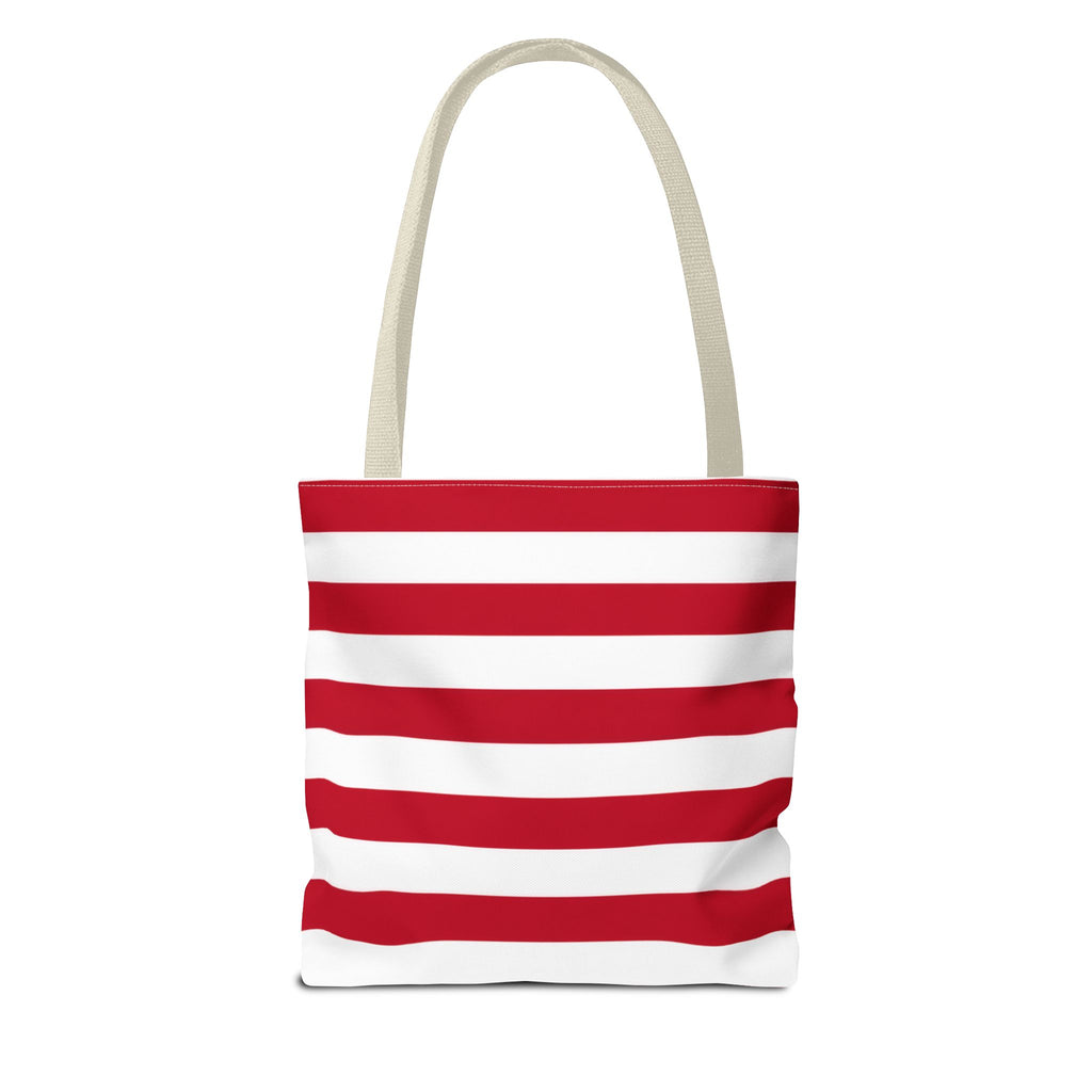 American Flag Tote Bag — Patriotic Stars & Stripes All-Over Print