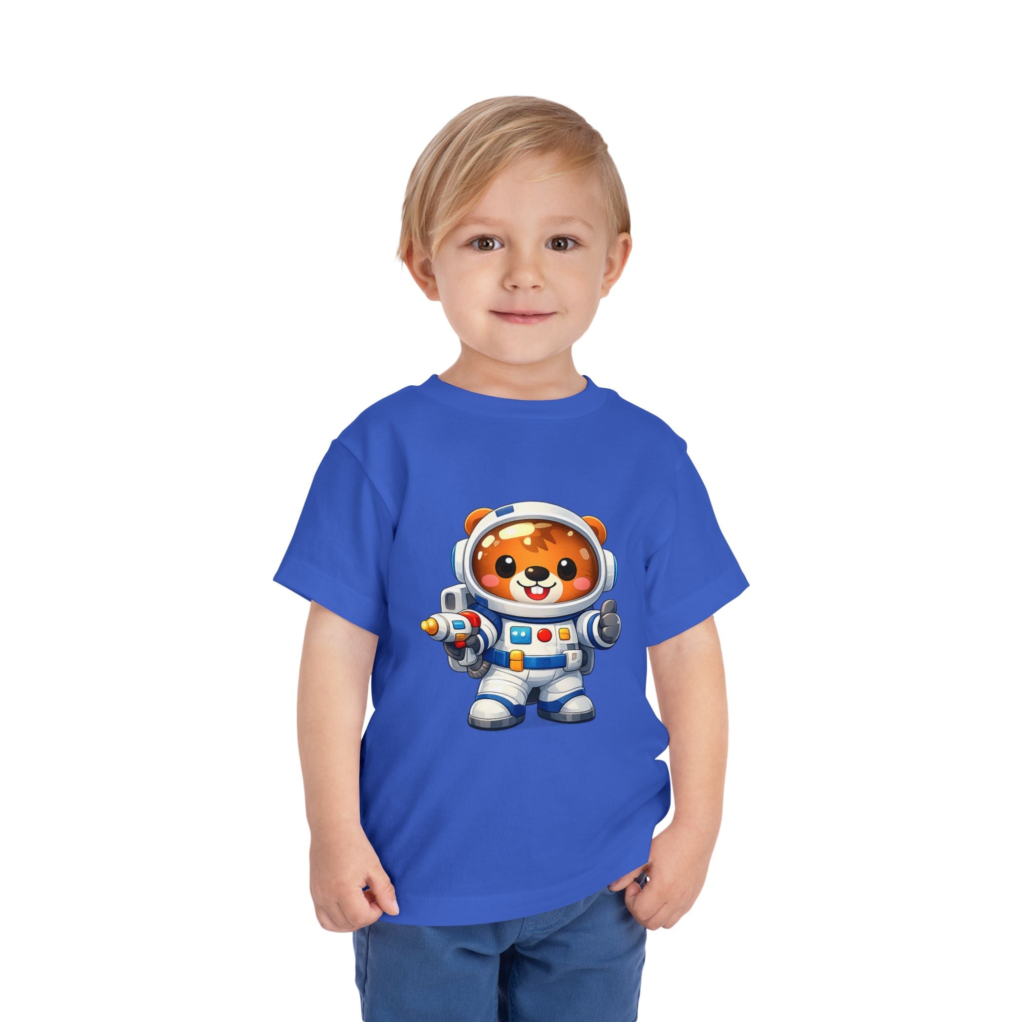 Toddler Astronaut Bear Tee — Cute Space Explorer Kids Shirt