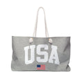 USA Varsity Tote - Heather Gray