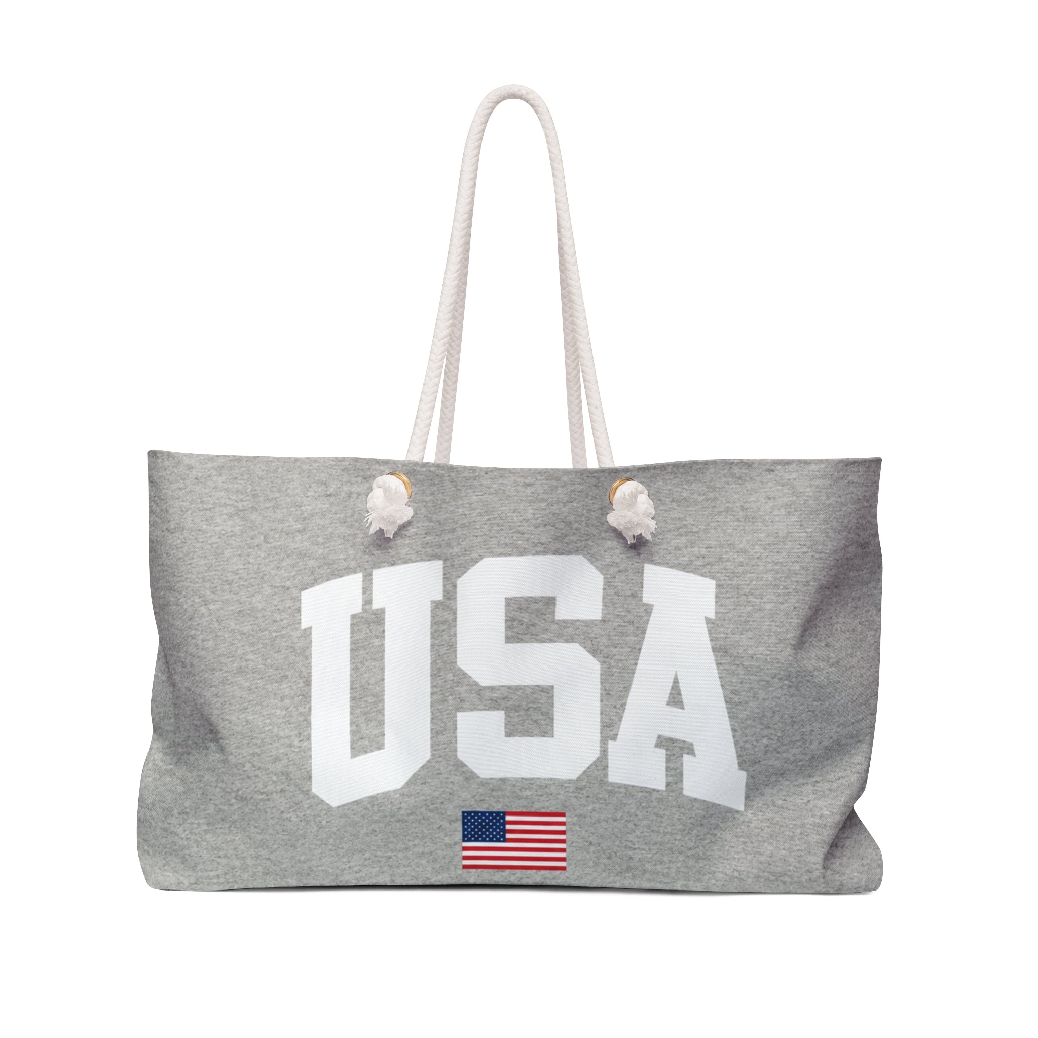USA Varsity Tote - Heather Gray