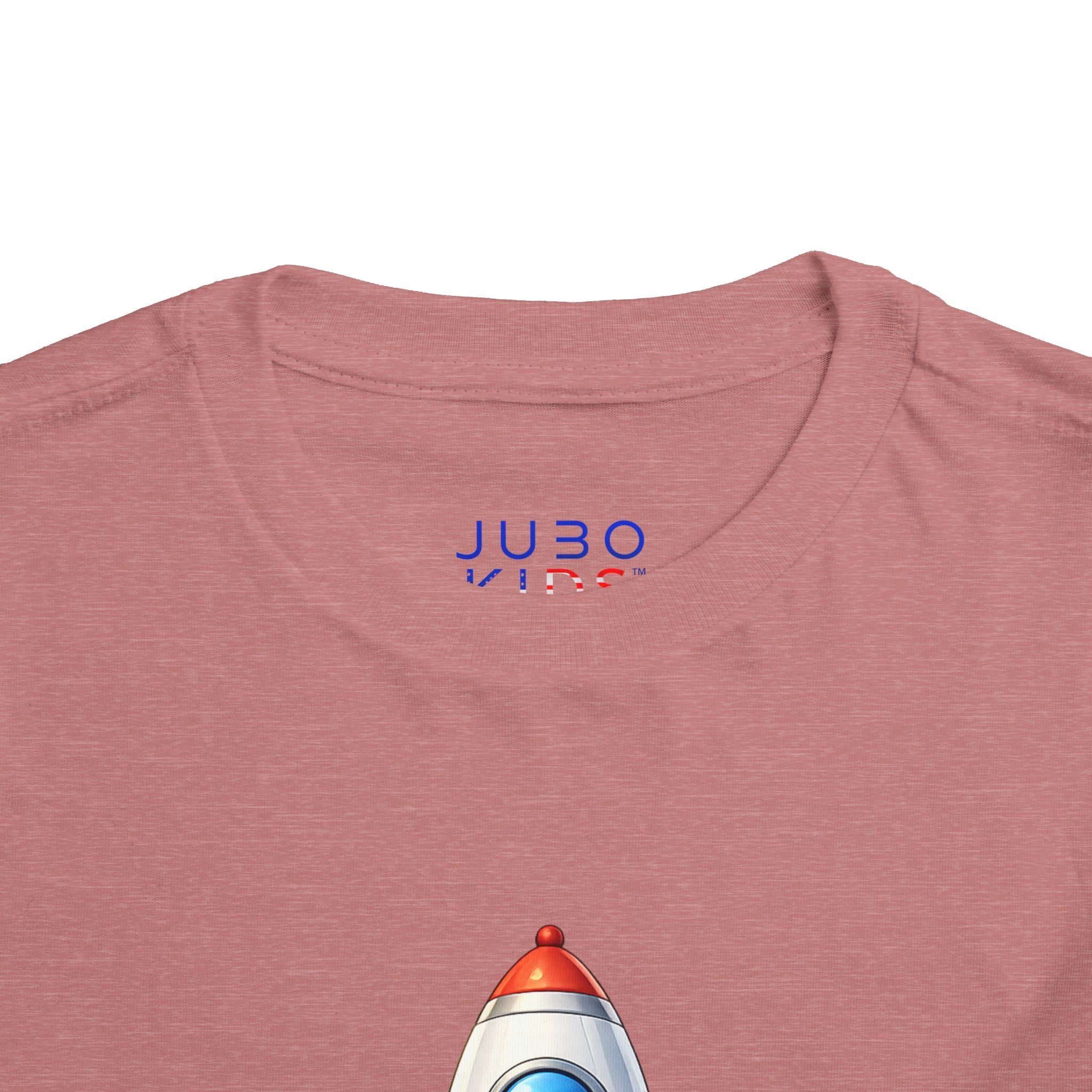 Toddler Rocket Tee — Cute Space Rocket Graphic Short Sleeve Shirt for Kids